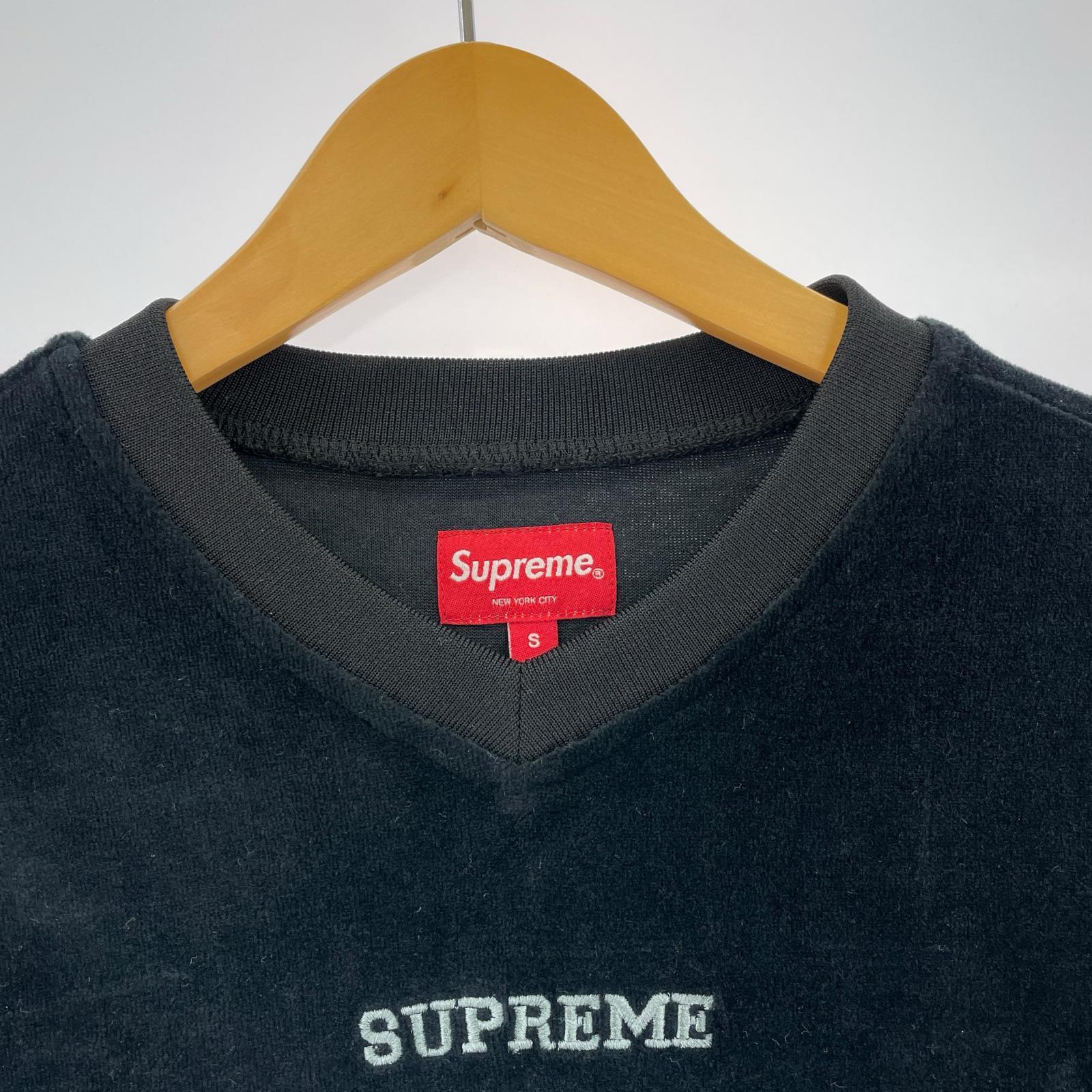半袖Tシャツ 19FW Velour Football Jersey 黒 S ブラック