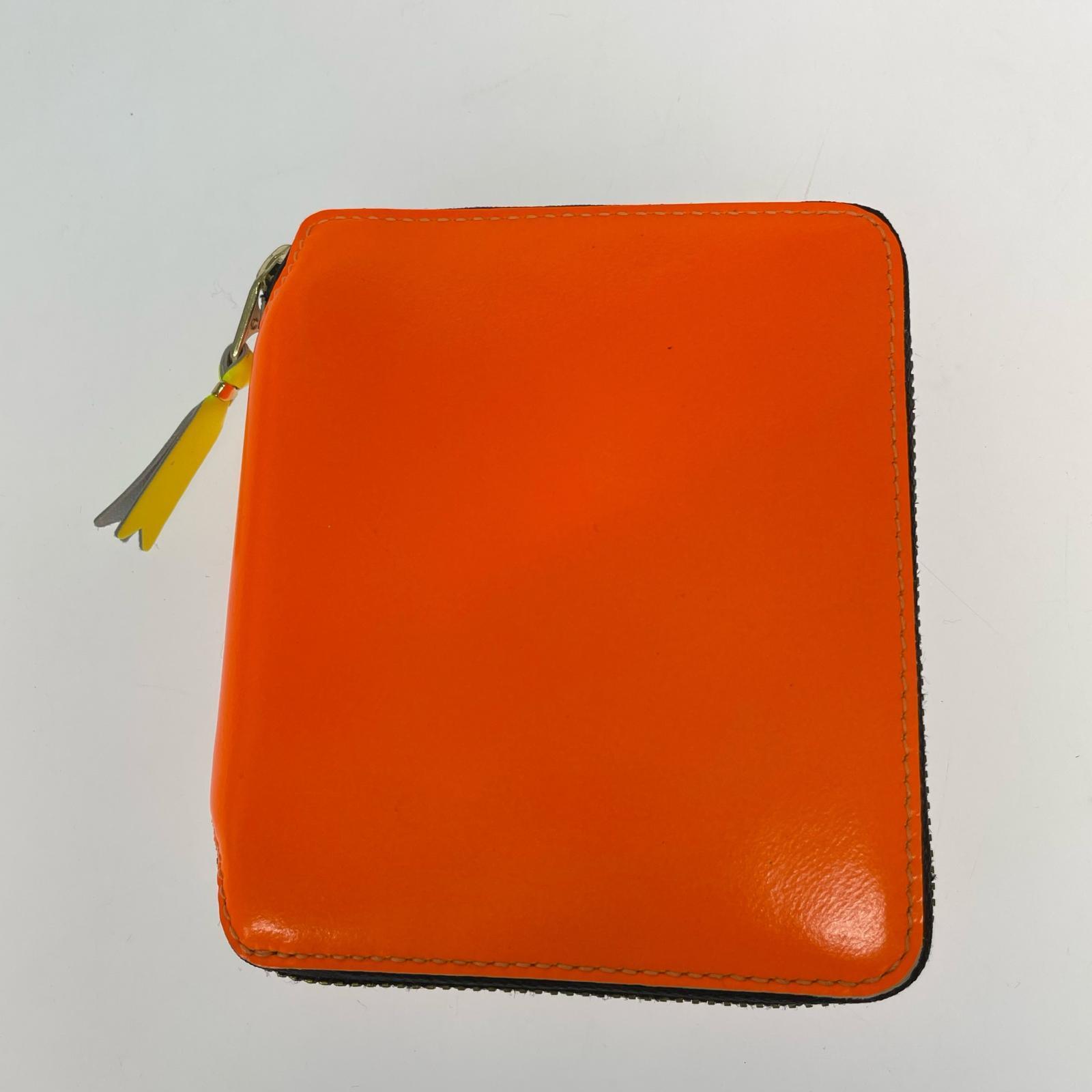 コンパクトウォレット SUPER FLUO WALLET LIGHT ORANGE オレンジ