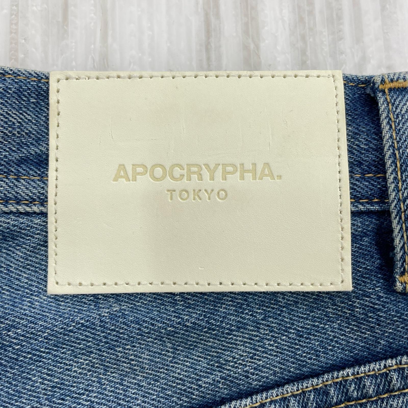 デニムパンツ APOCRYPHA クラッシュデニム インディゴ 2