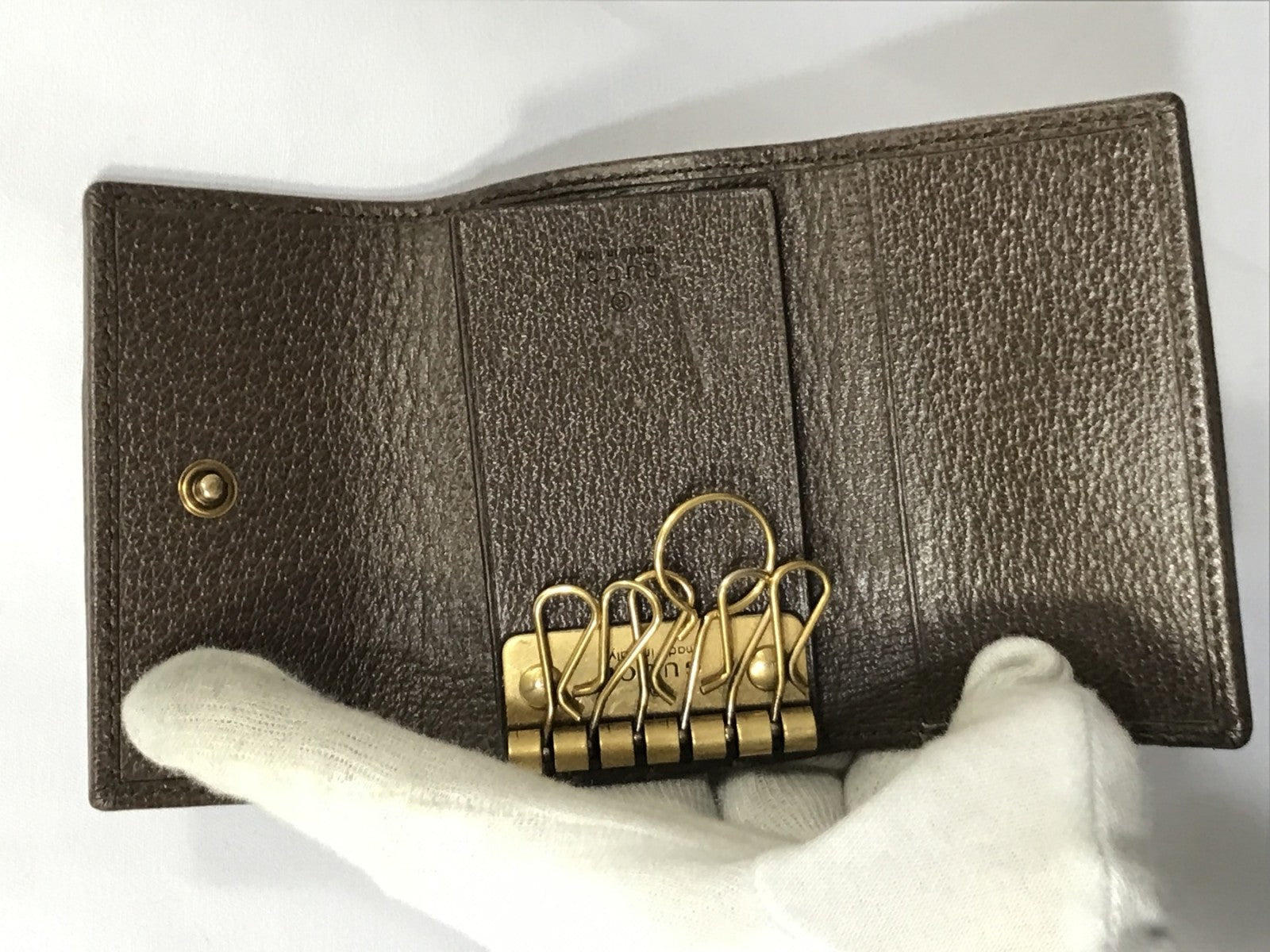 GUCCI GGスプリーム オフィディア 6連キーケース