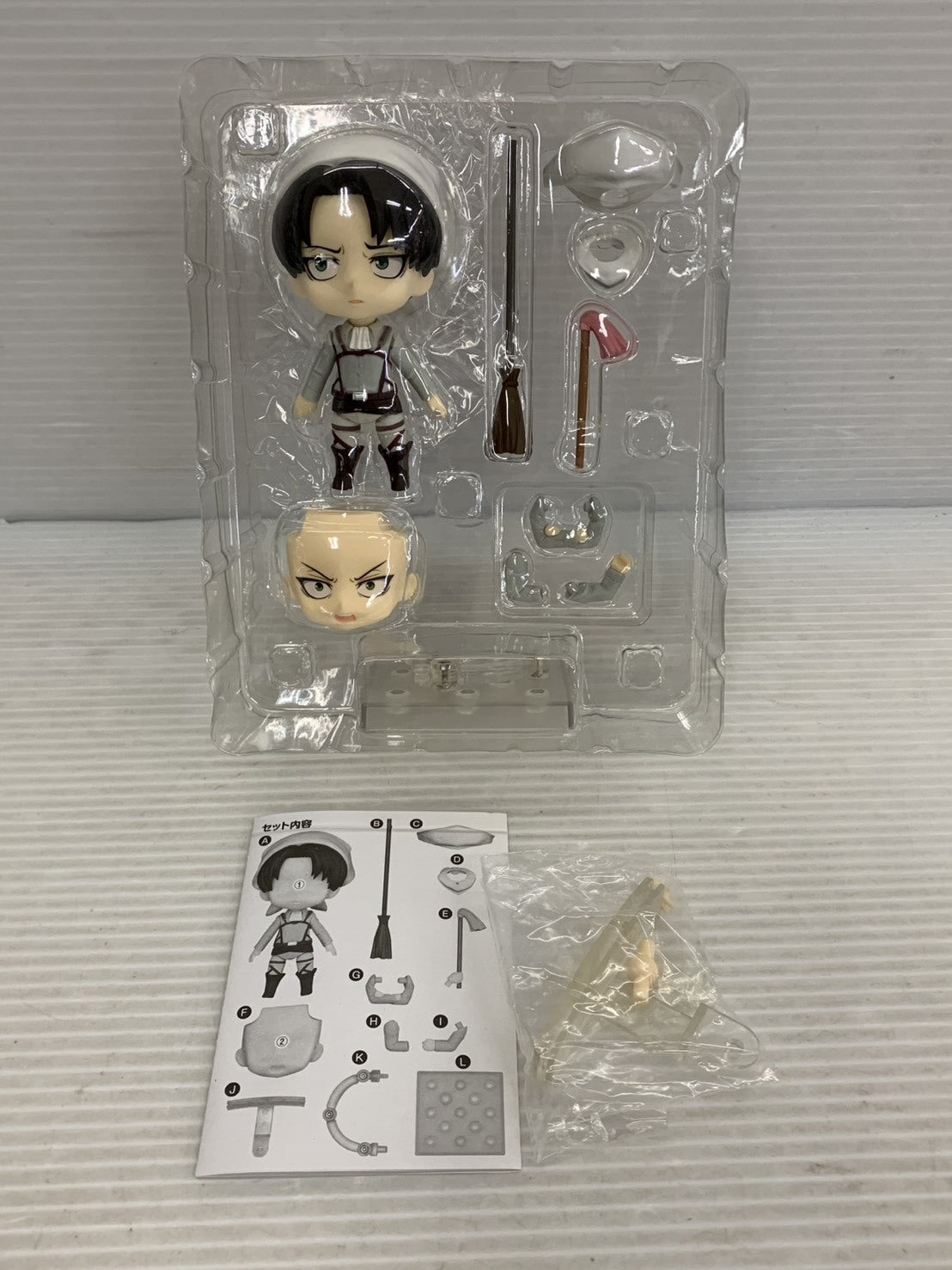 進撃の巨人 ねんどろいど リヴァイ お掃除ver. フィギュア/グッズ