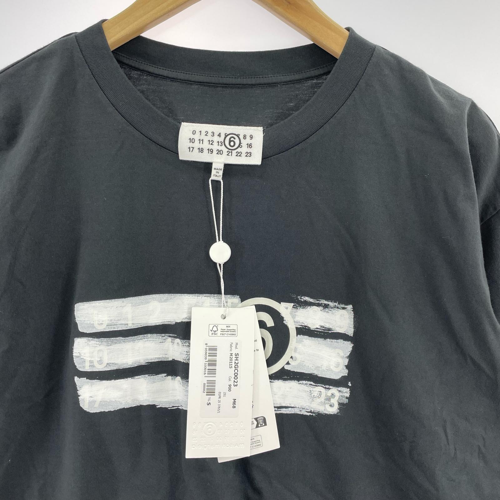 半袖Tシャツ ストライプ/グレー S グレー
