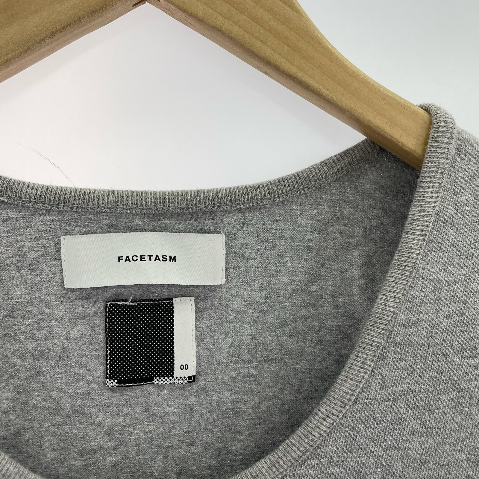 長袖Tシャツ サイドジップロング グレー グレー