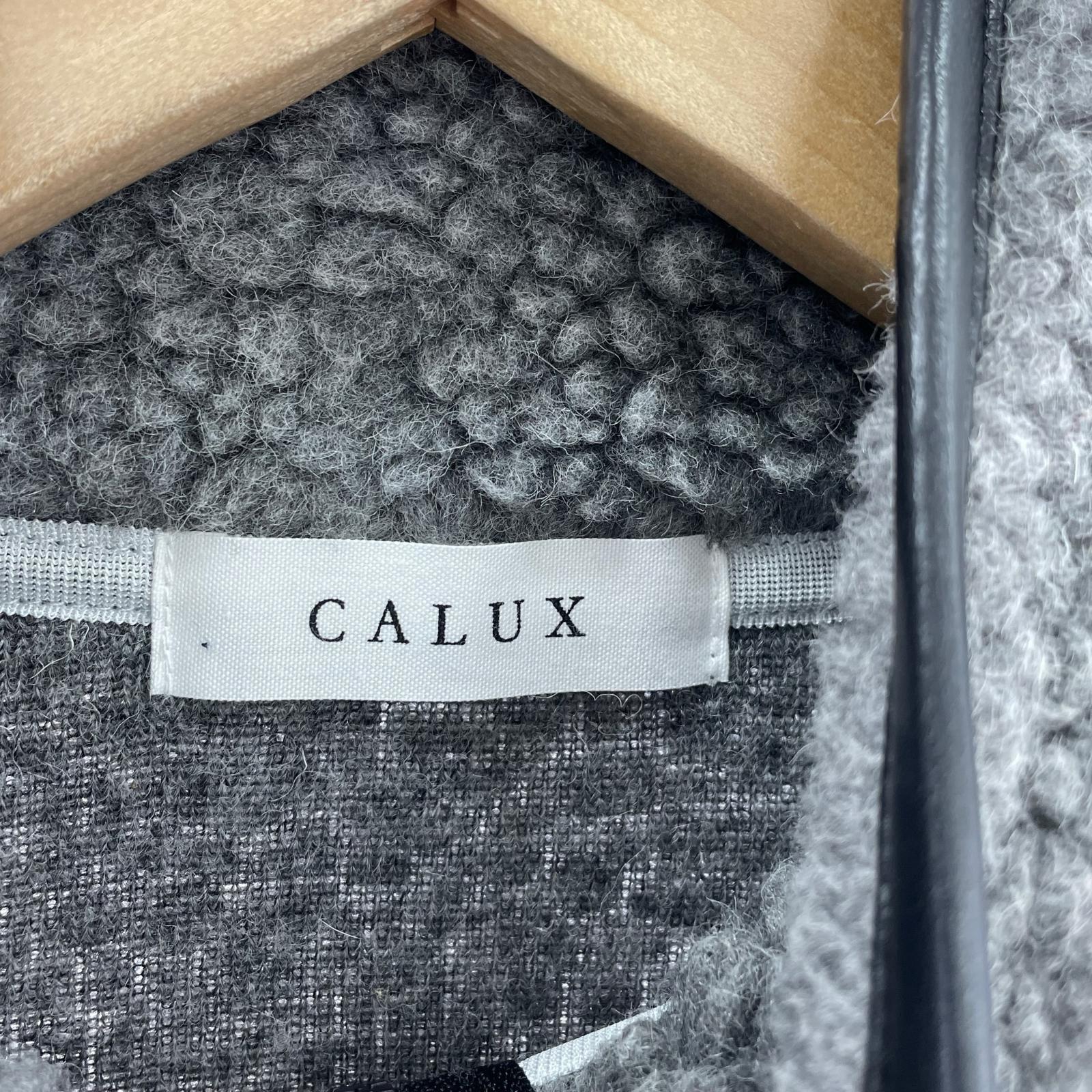 ジャケット CALUX ボアジップジャケット グレー フリー グレー