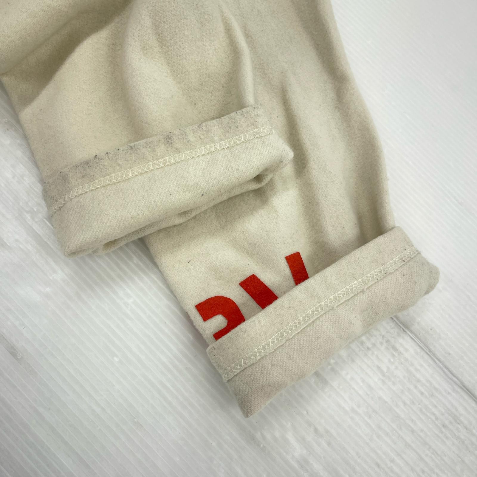 長袖Tシャツ ウール混 (L) L ホワイト