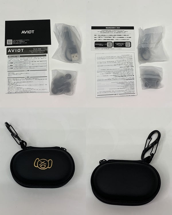 AVIOT ワイヤレスイヤホン TE-W1-PNK ピエール中野モデル オーディオ機器