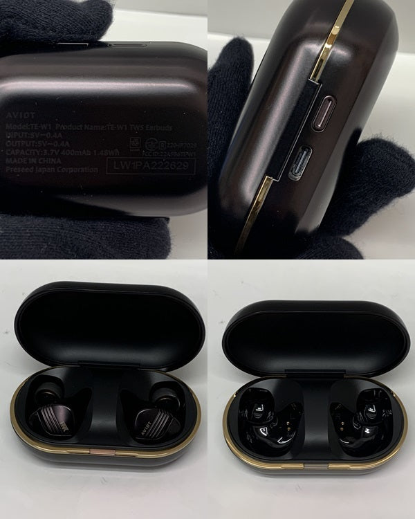 AVIOT ワイヤレスイヤホン TE-W1-PNK ピエール中野モデル オーディオ機器
