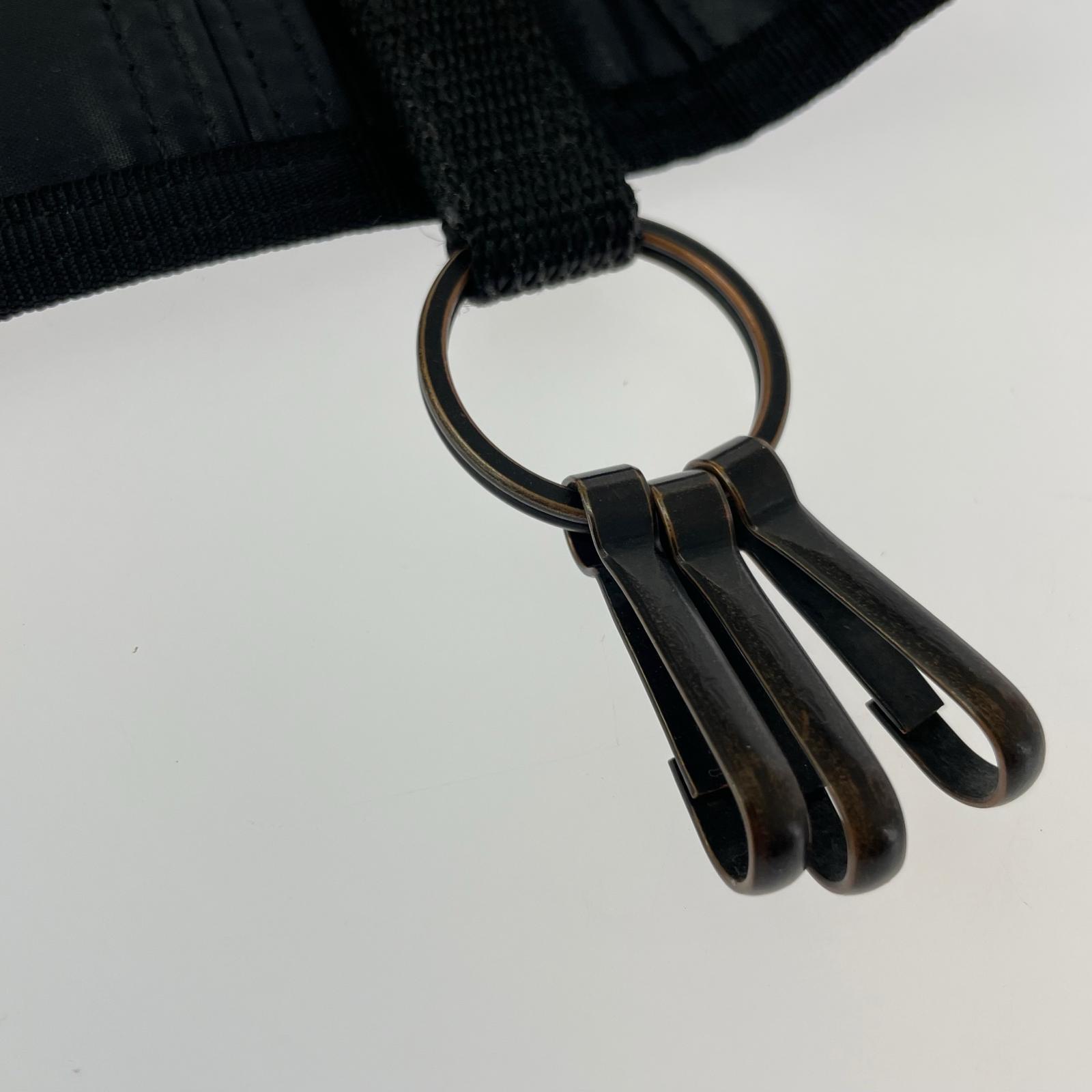 コインケース タンカー 三つ折り財布 ブラック