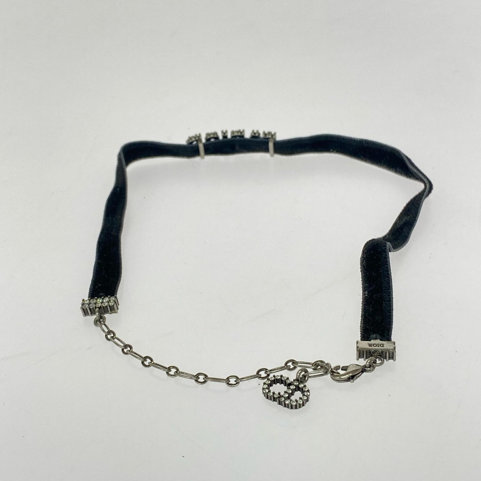 DIOR J'DIOR ラインストーン チョーカー