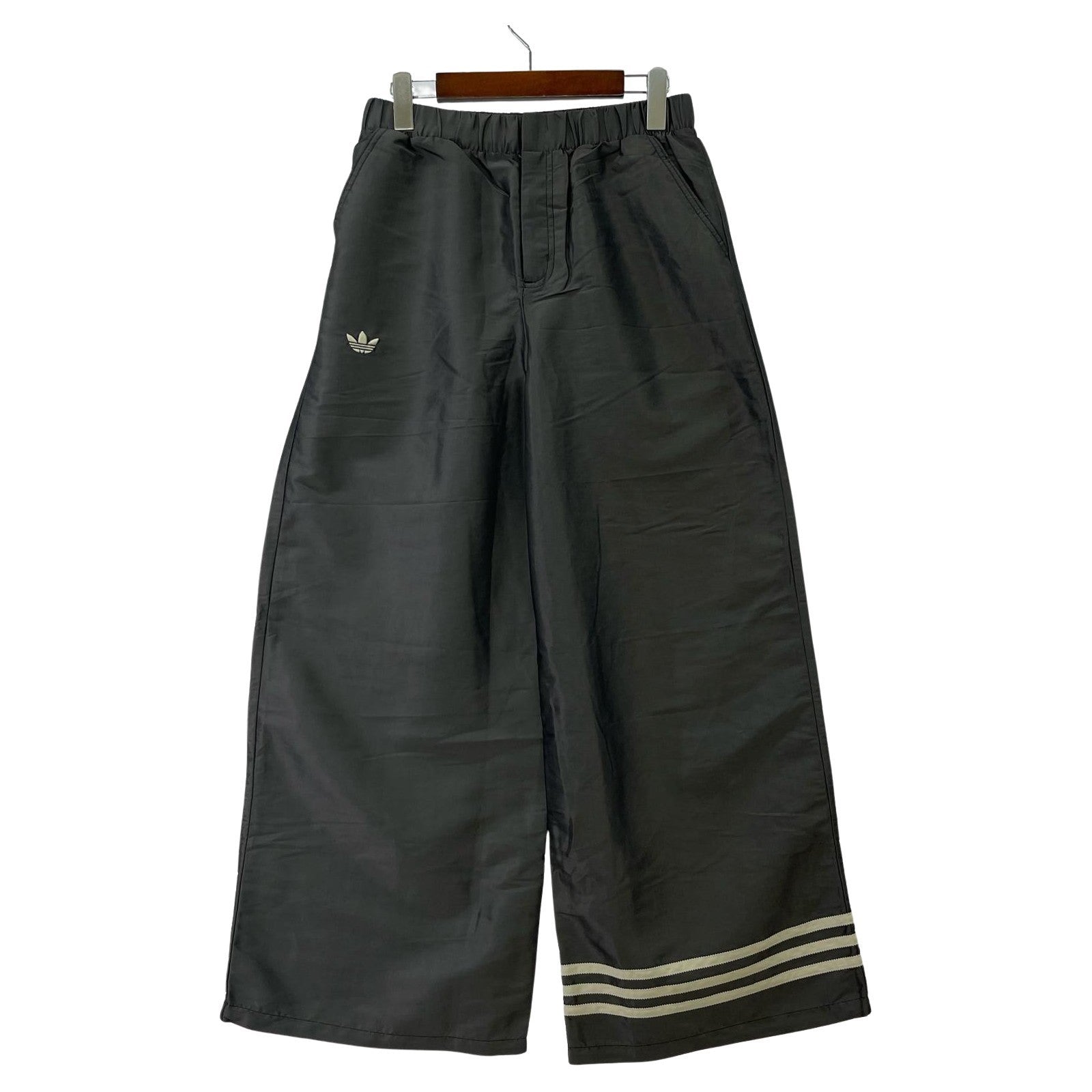 パンツ Wide Leg Pants グレー