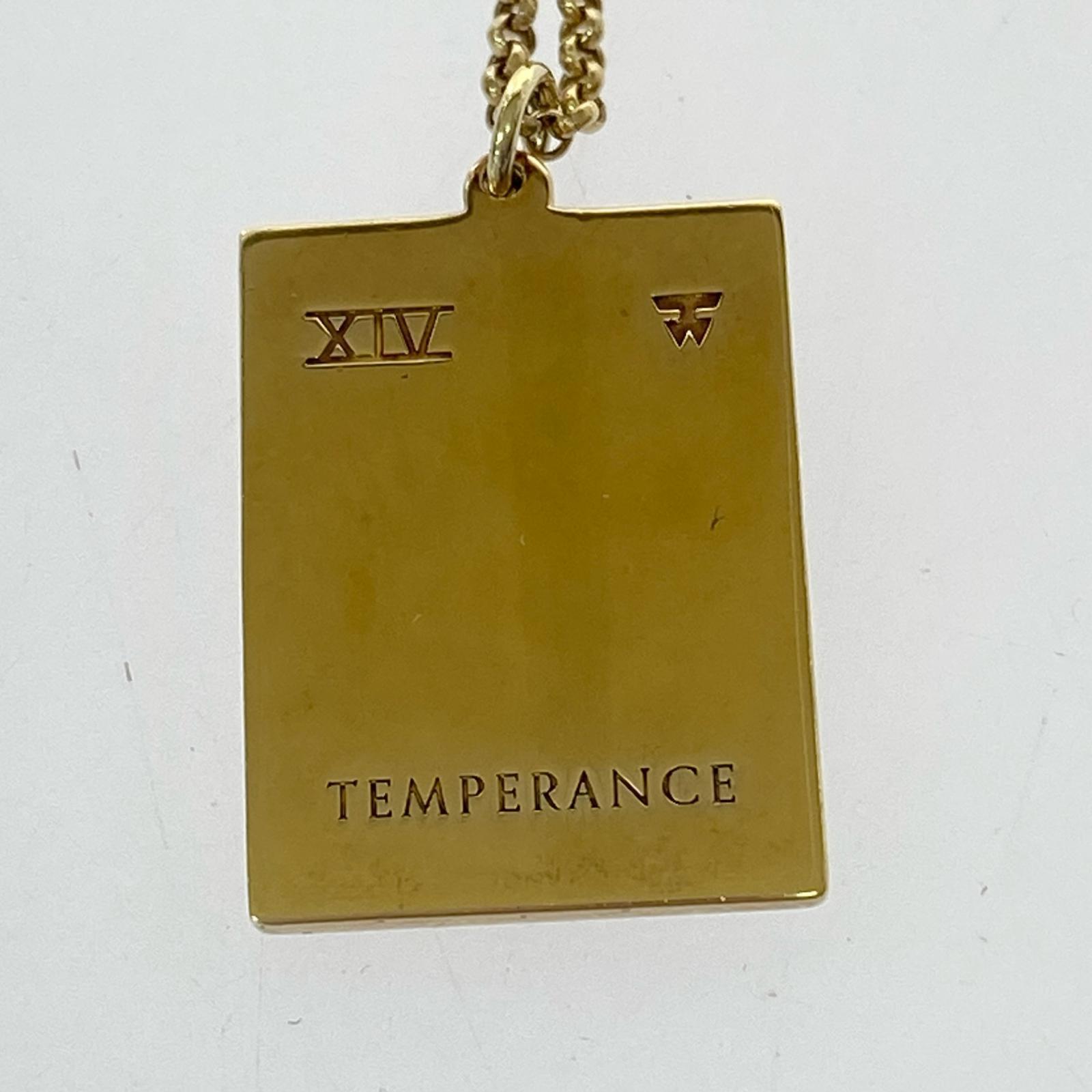ネックレス TAROT TEMPERANCE PENDANT G ゴールド