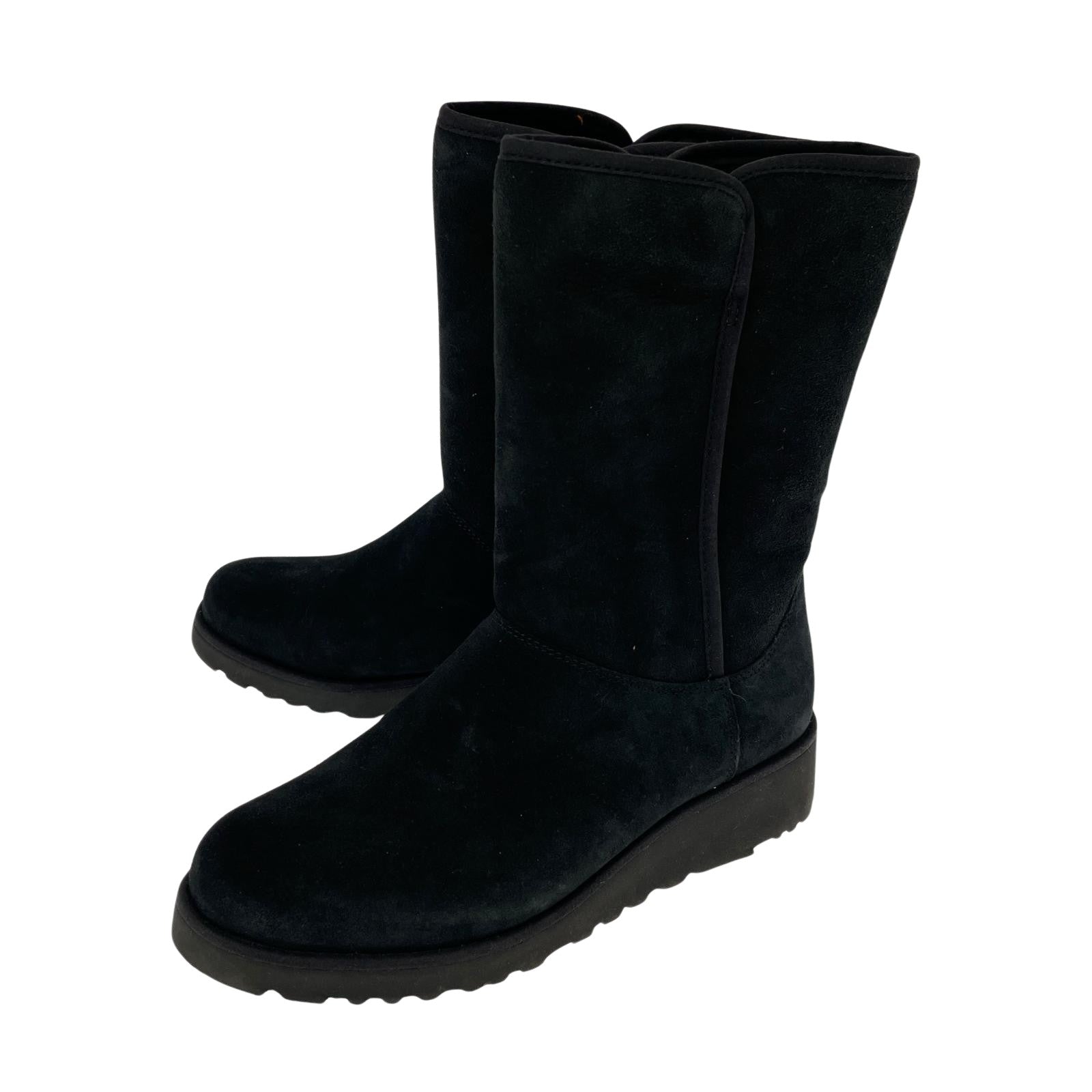 ブーツ W AMIE ブーツ 黒(25.0) 25cm (US7 UK6 1/2 EU40) ブラック