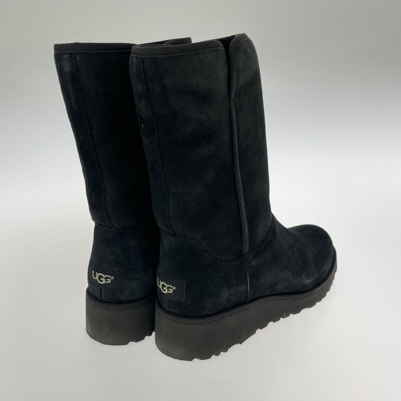 ブーツ W AMIE ブーツ 黒(25.0) 25cm (US7 UK6 1/2 EU40) ブラック