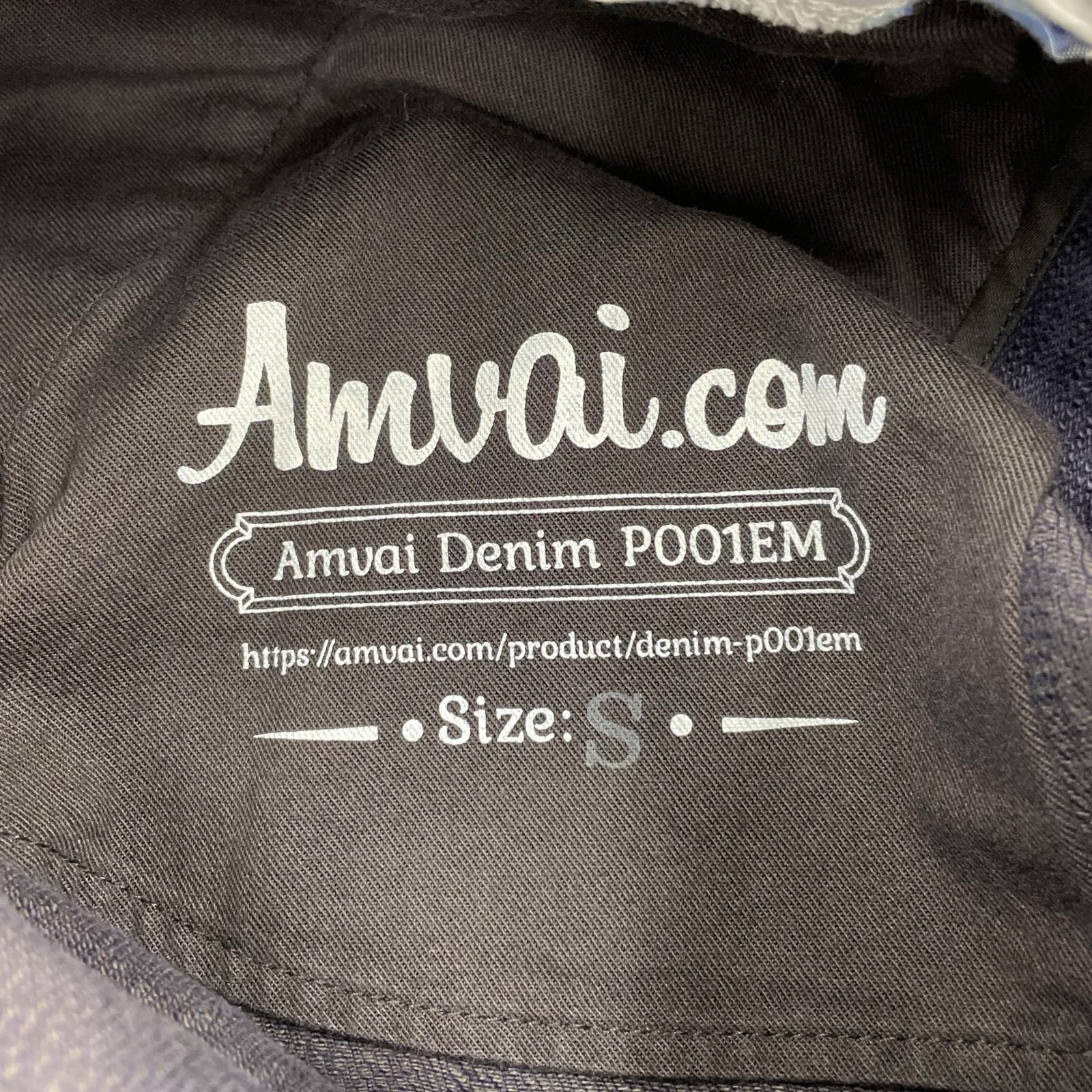 デニムパンツ Amvai DENIM P001EM SIZE:S S ネイビー
