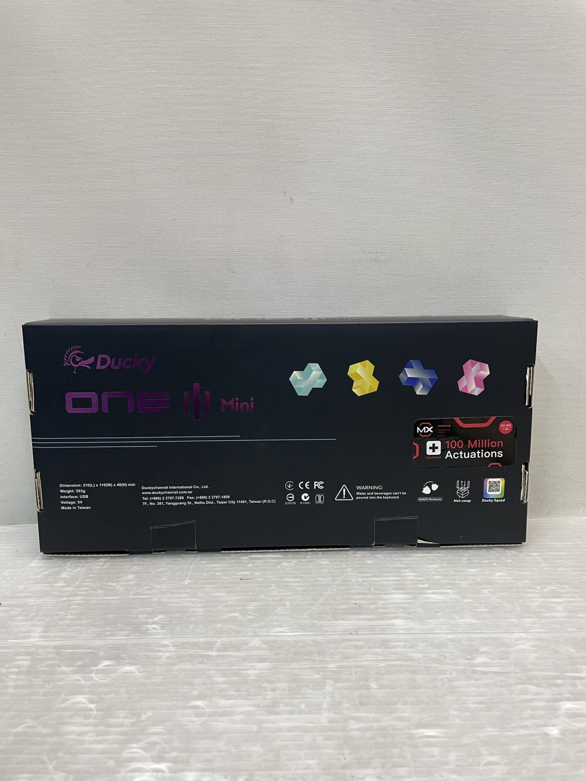 DUCKY ONE 3 mini 60% RGB 銀軸 イエロー フィギュア/グッズ