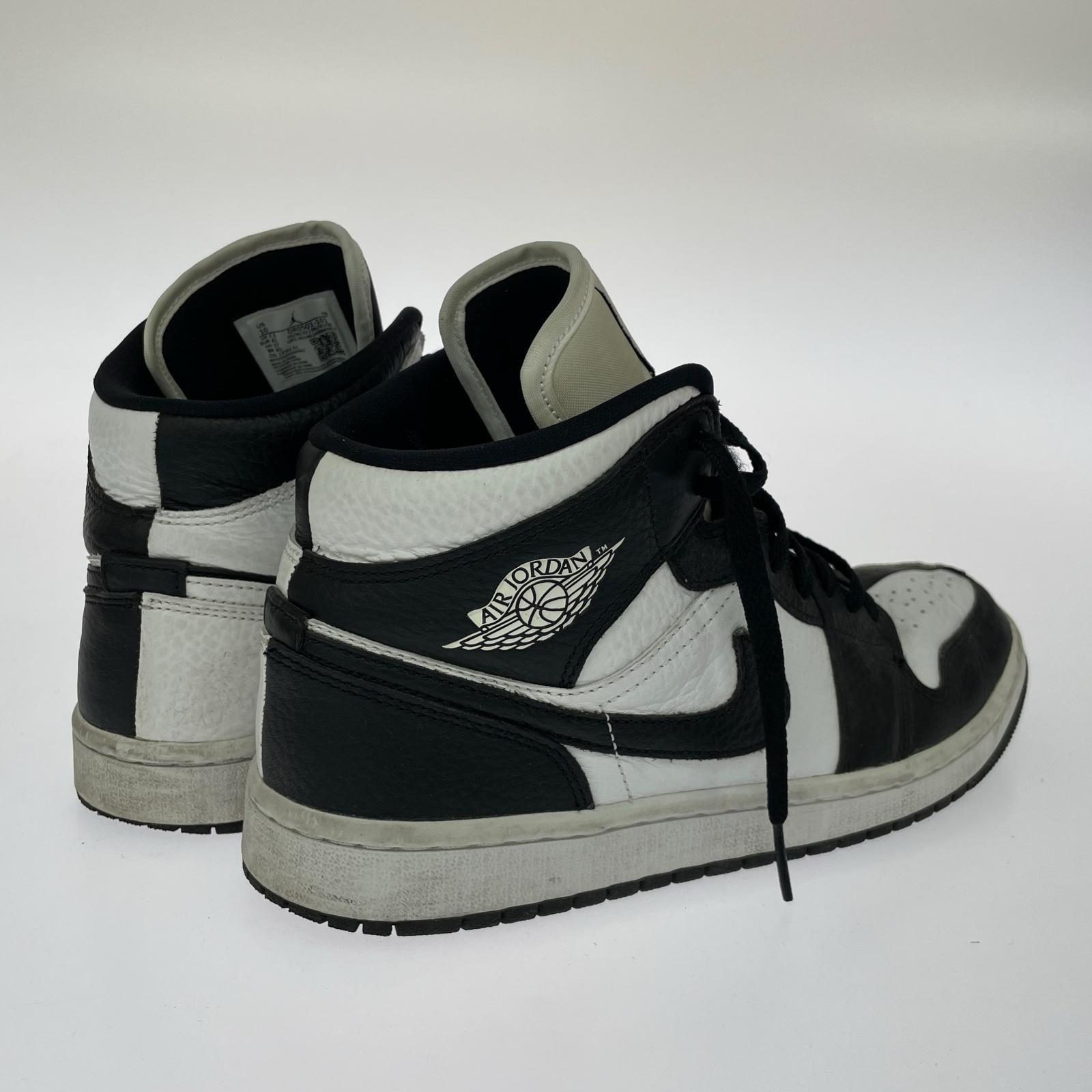 スニーカー Air Jordan 1 Mid Homage 黒白 27cm 27cm (US9 UK8 1/2 EU44)