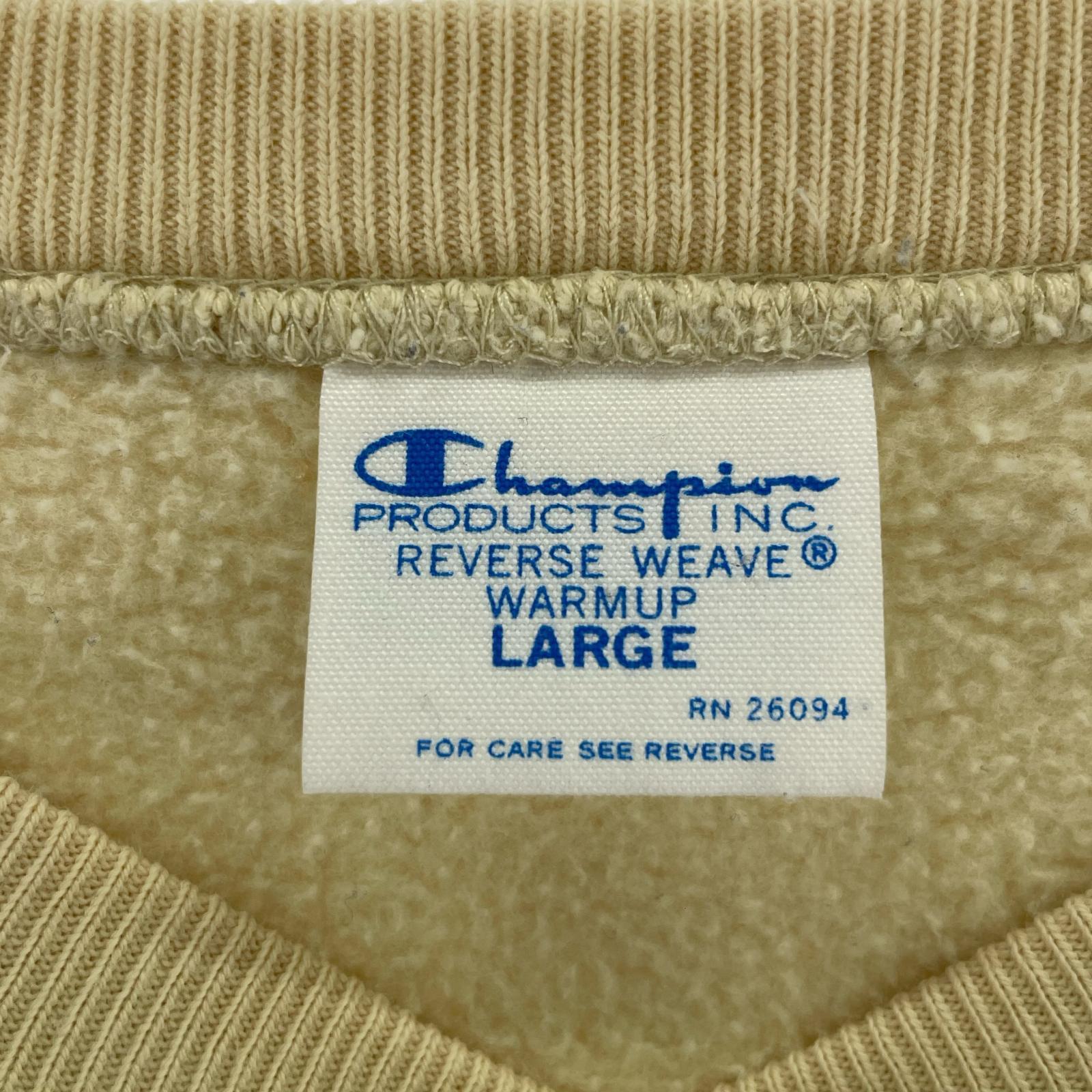 スウェット REVERSE WEAVE クリーム(L) L