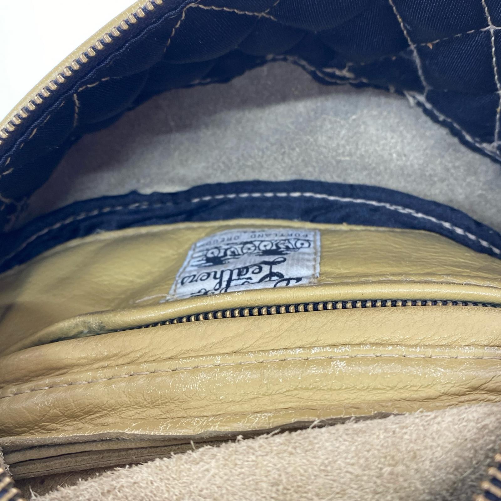 ボディバッグ Langlitz Leathers HIP HUGGER BAG キルティングウエストバッグ ベージュ ベージュ