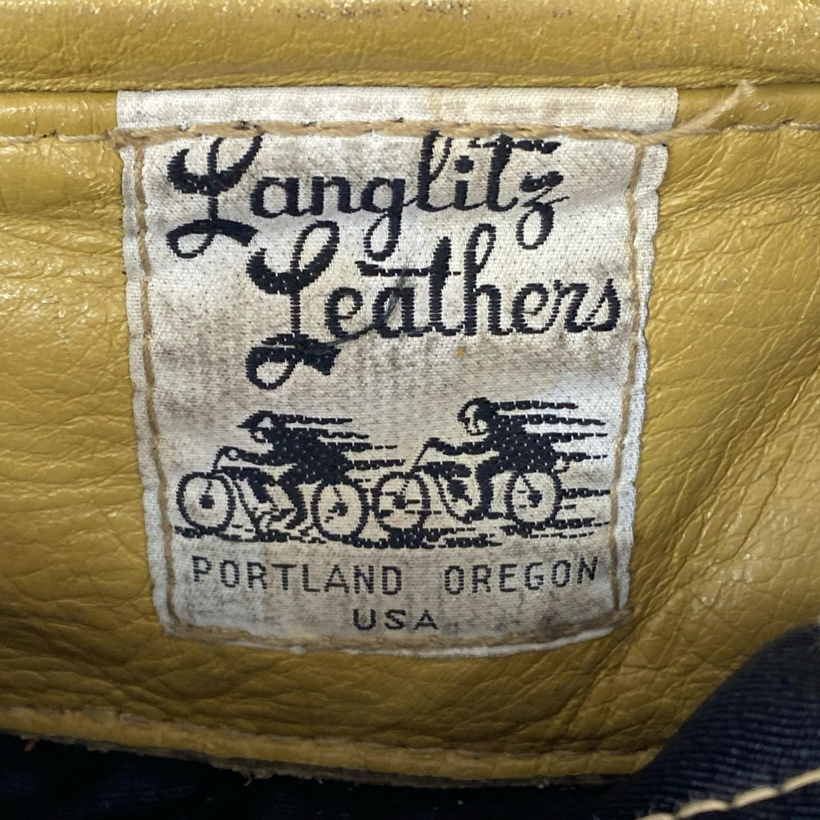 ボディバッグ Langlitz Leathers HIP HUGGER BAG キルティングウエストバッグ ベージュ ベージュ