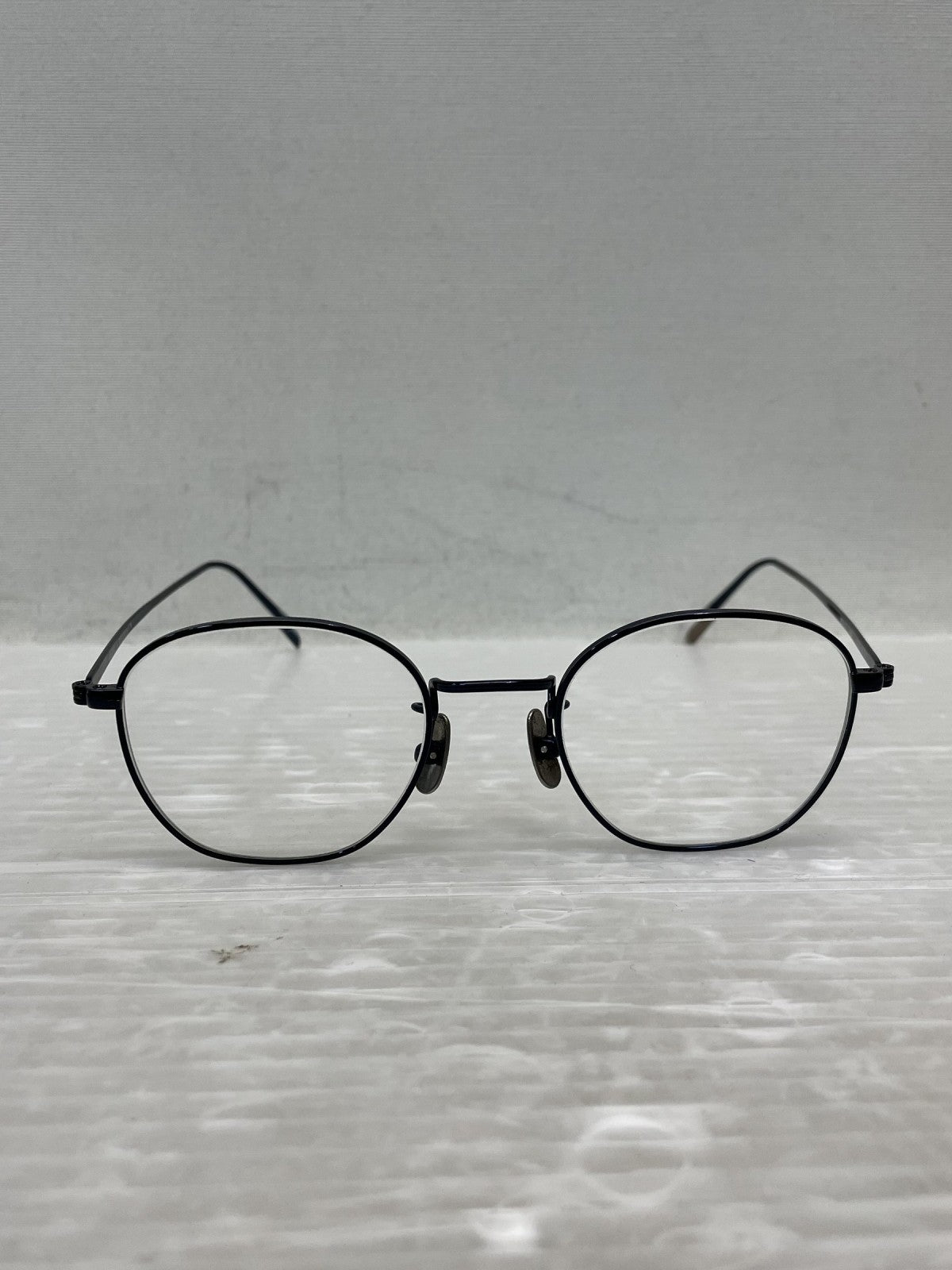 その他アクセサリー BLANC for EYETHINK HIROB 25SS BW006-V1 メガネフレーム ネイビー