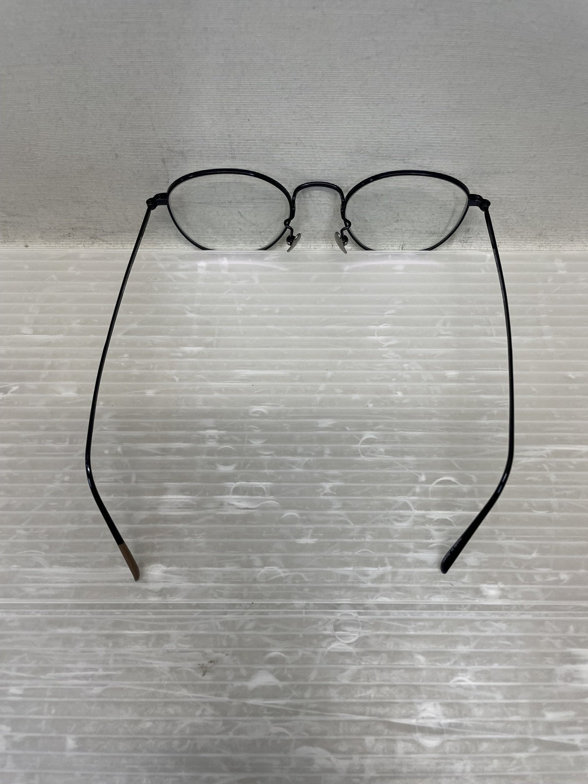 その他アクセサリー BLANC for EYETHINK HIROB 25SS BW006-V1 メガネフレーム ネイビー