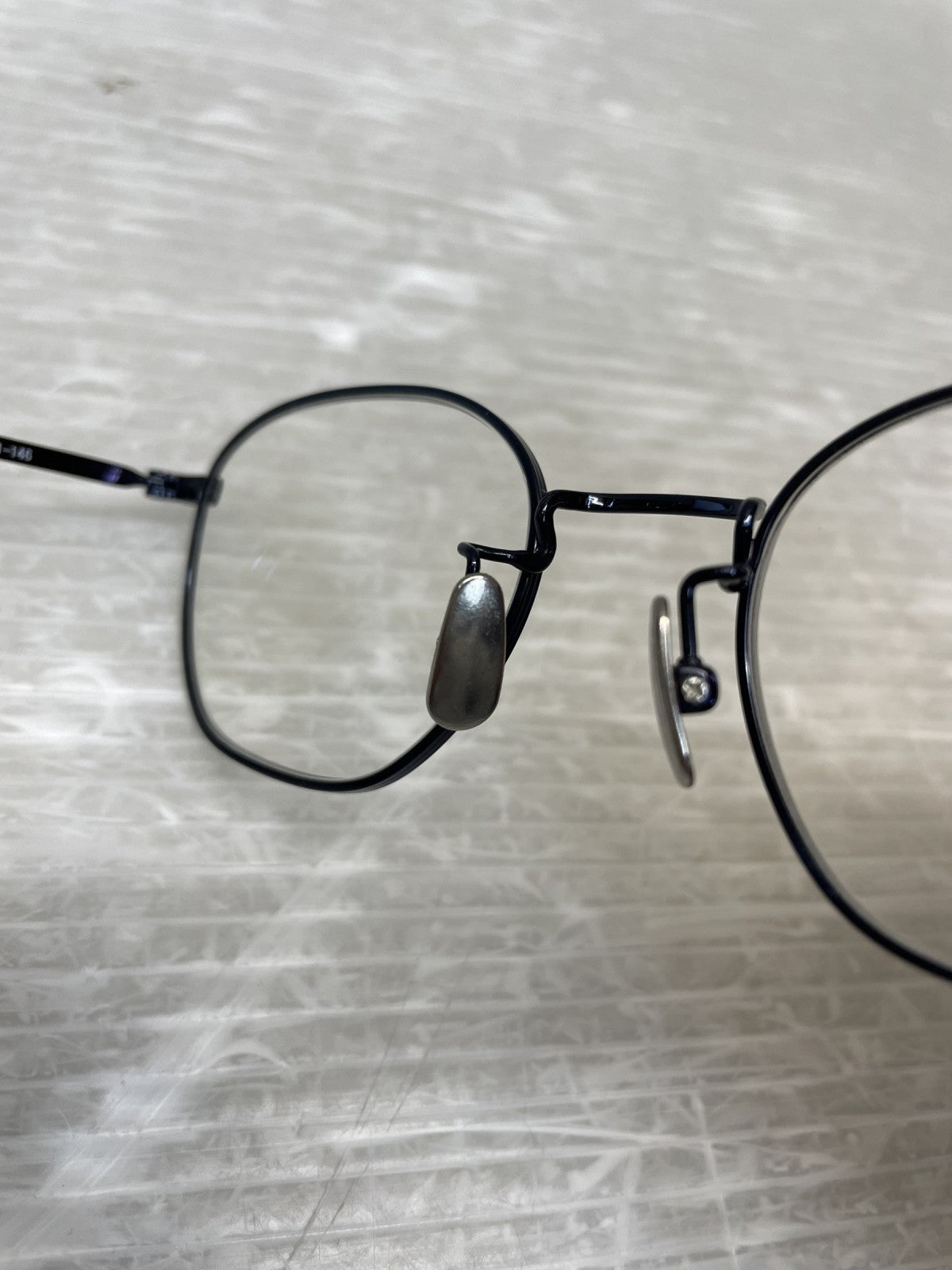 その他アクセサリー BLANC for EYETHINK HIROB 25SS BW006-V1 メガネフレーム ネイビー