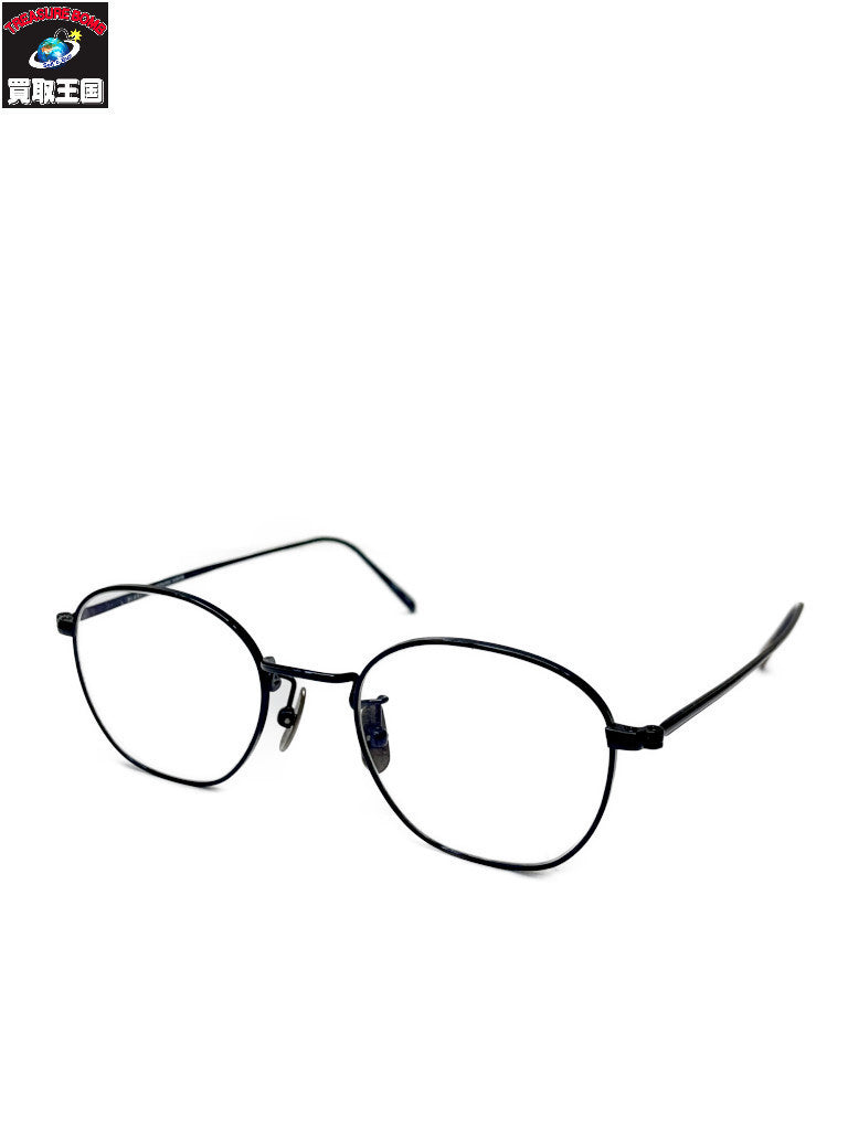 その他アクセサリー BLANC for EYETHINK HIROB 25SS BW006-V1 メガネフレーム ネイビー