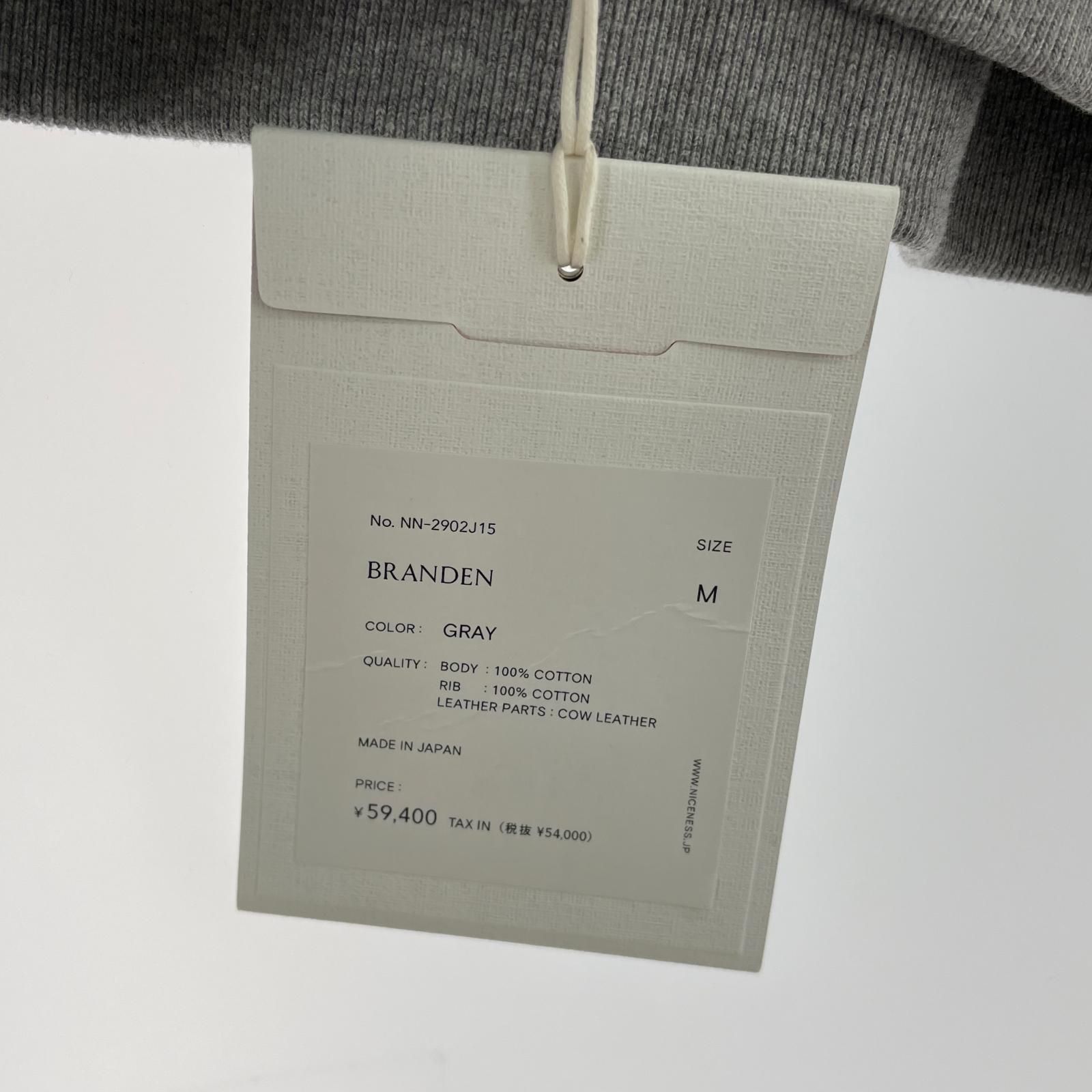 スウェット NICENESS 25SS FREEMAN 善悪の区別ゼウス プリント クルーネックスウェット M グレー M グレー