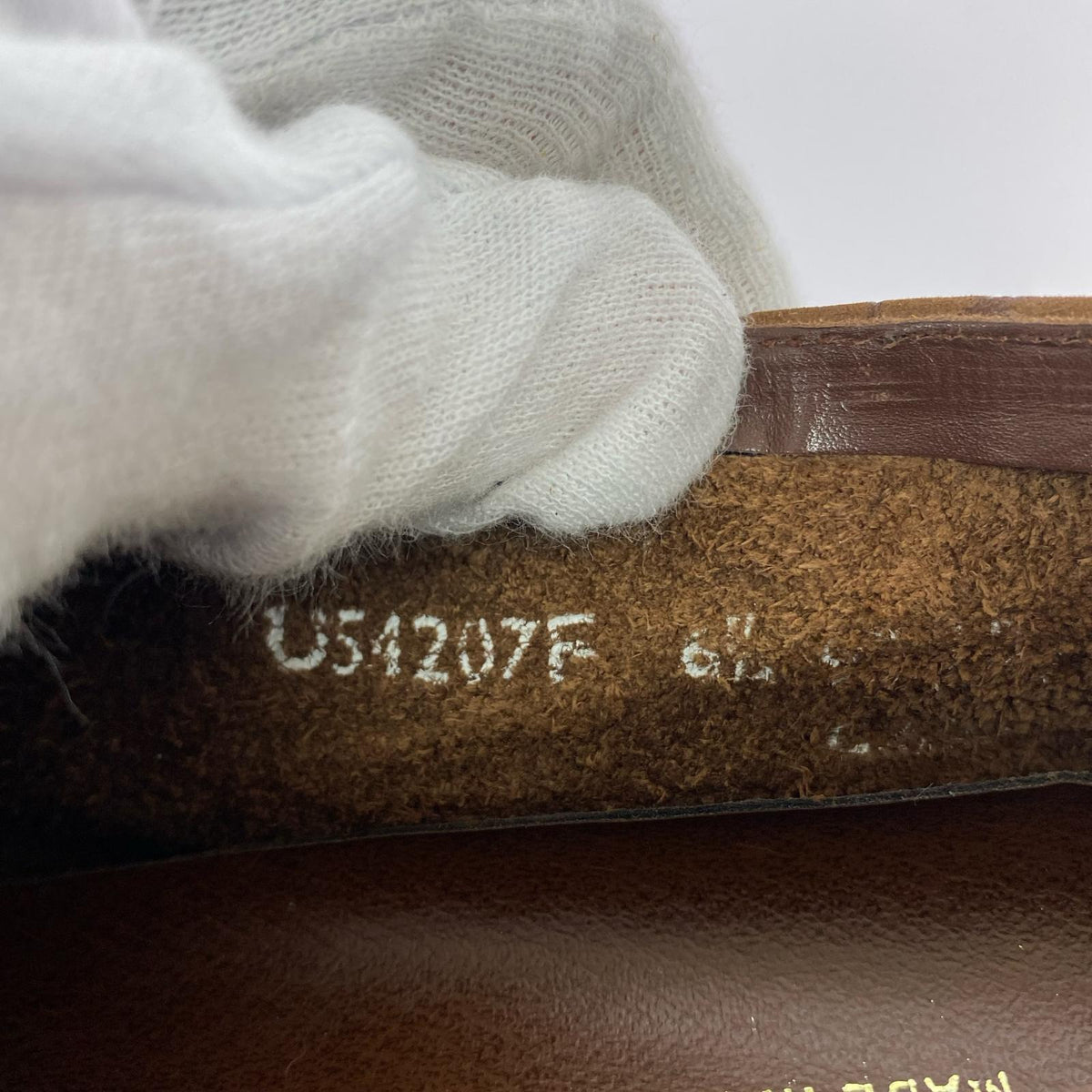 シューズ CASPAR IV MUSHROOM NUBUCK 6 1/2 F ブラウン