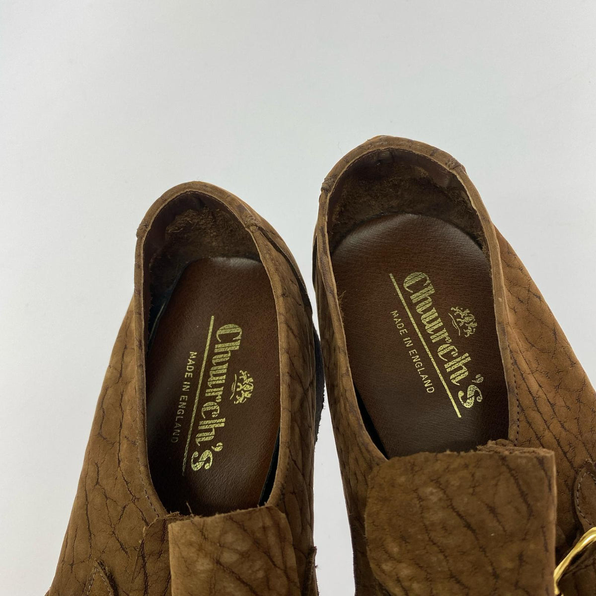シューズ CASPAR IV MUSHROOM NUBUCK 6 1/2 F ブラウン