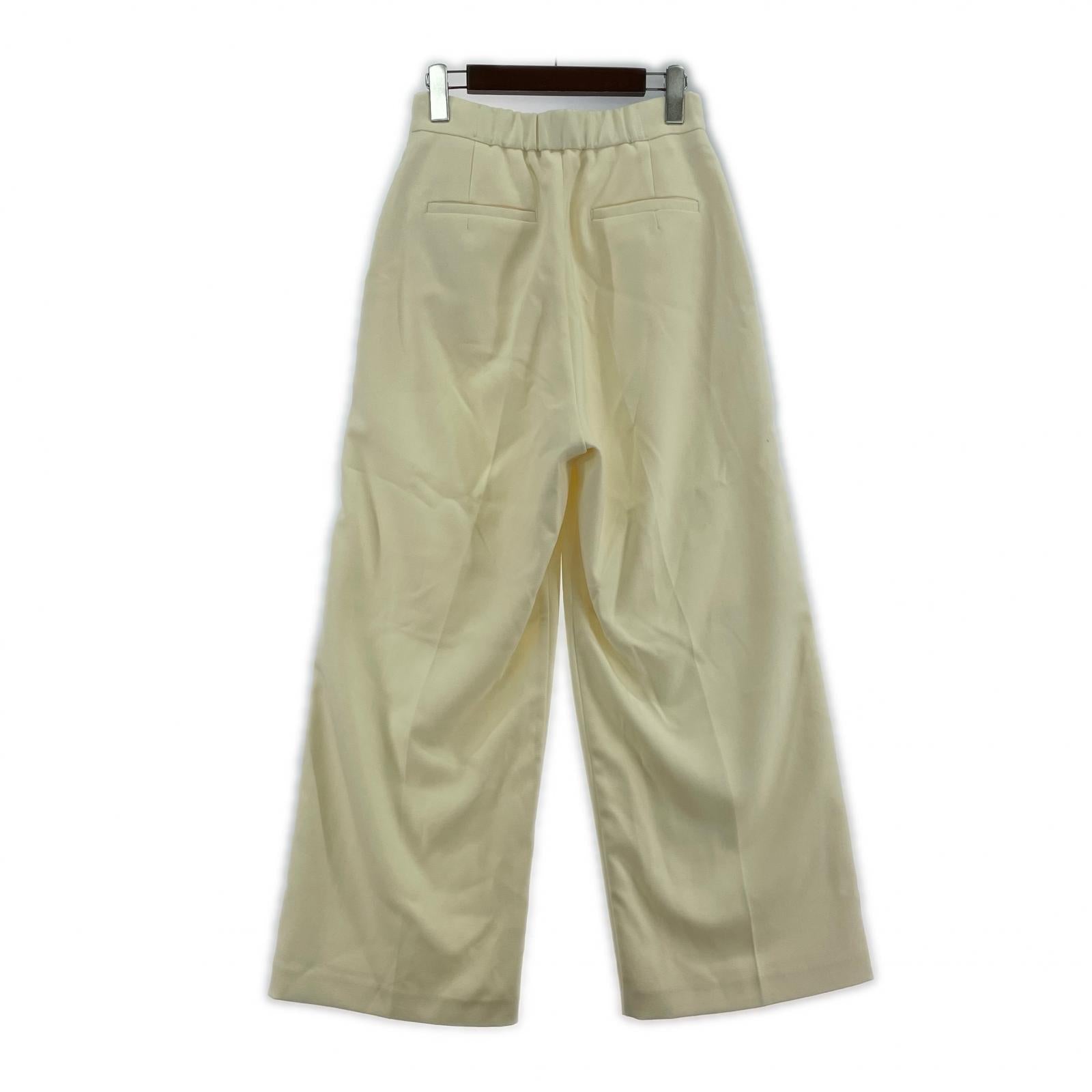 パンツ Vin スラックス レーヨン混 ベージュ ベージュ