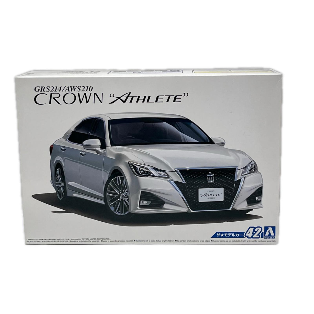 アオシマ 1/24 GRS214/AWS210 クラウン アスリート 1/24 ザ・モデルカー No.42 トヨタ GRS214/AWS210 クラウン アスリート '15 AOSHIMA カープラモ・ミニ四駆