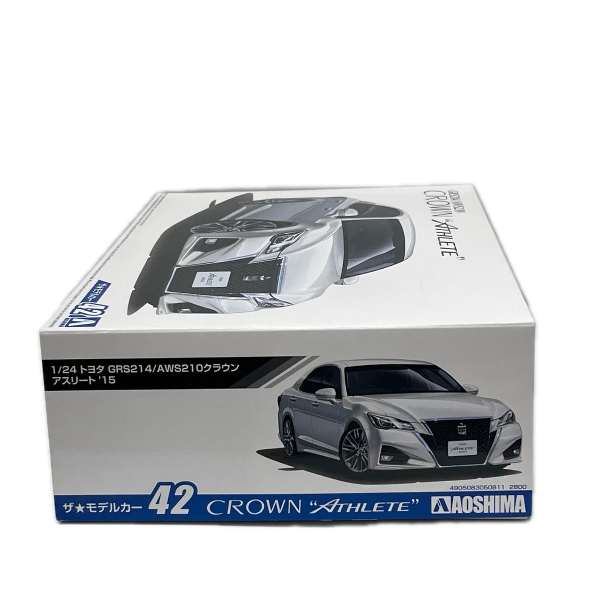 アオシマ 1/24 GRS214/AWS210 クラウン アスリート 1/24 ザ・モデルカー No.42 トヨタ GRS214/AWS210 クラウン アスリート '15 AOSHIMA カープラモ・ミニ四駆