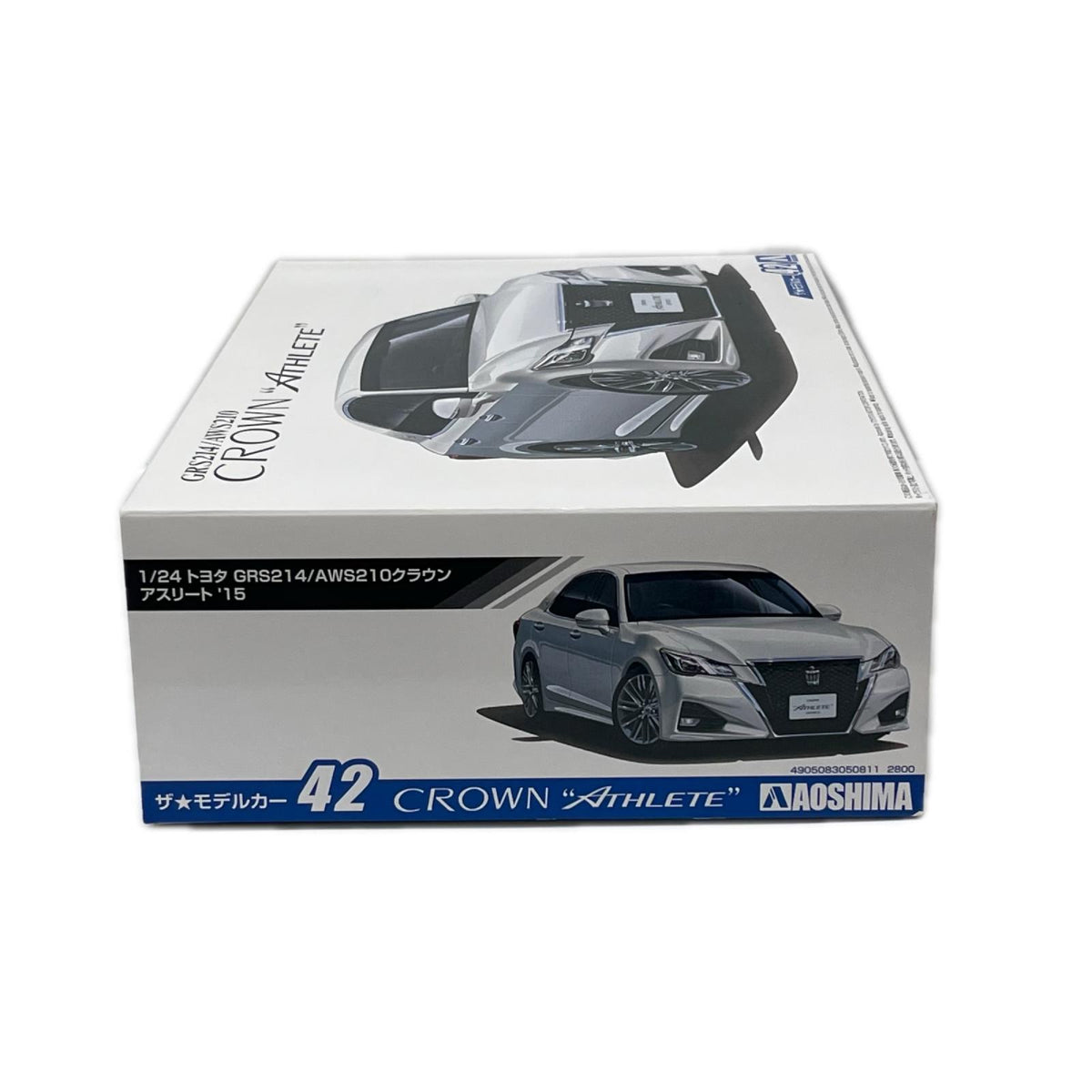 アオシマ 1/24 GRS214/AWS210 クラウン アスリート 1/24 ザ・モデルカー No.42 トヨタ GRS214/AWS210 クラウン アスリート '15 AOSHIMA カープラモ・ミニ四駆