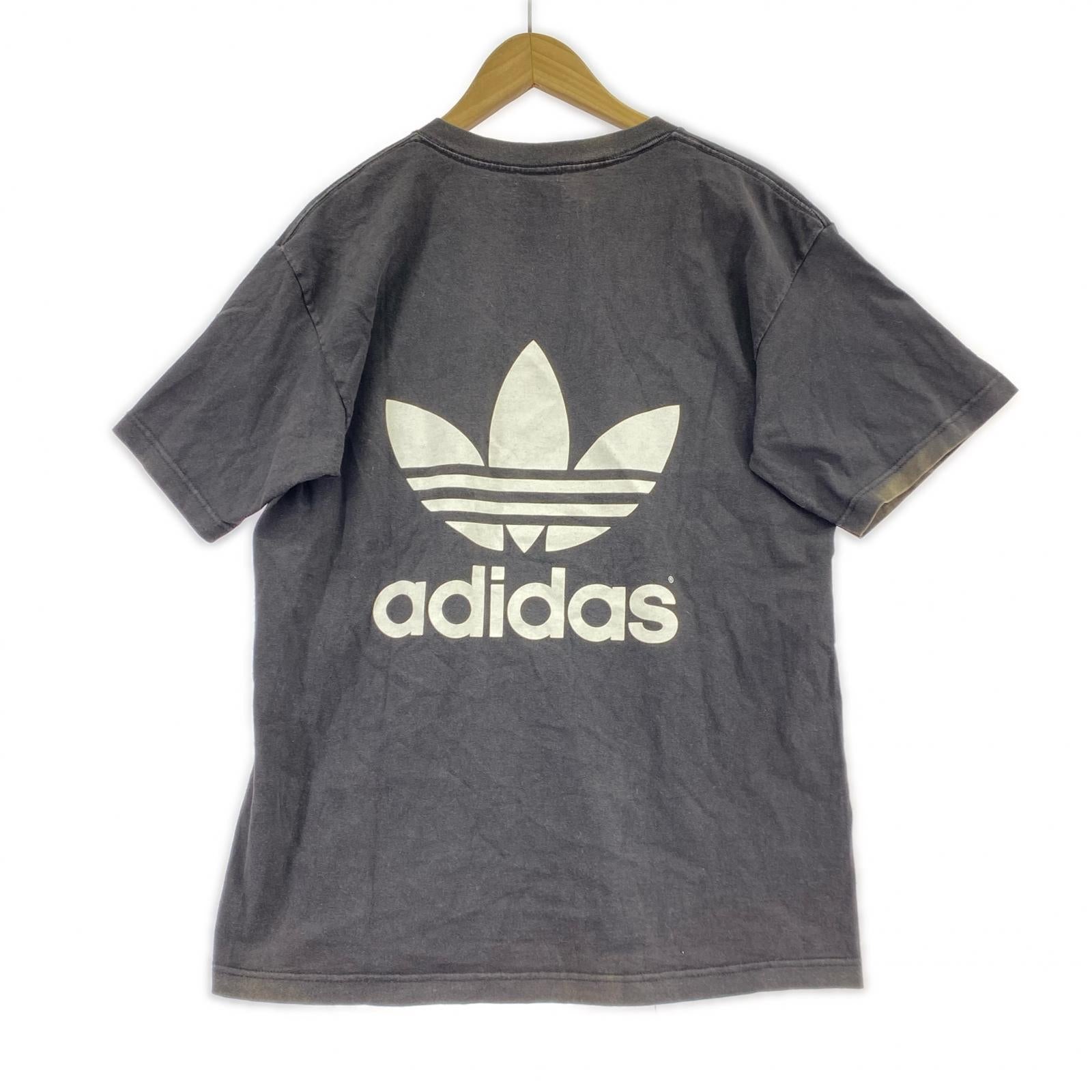 半袖Tシャツ 90s トレフォイル 両面プリント (S) S ブラック