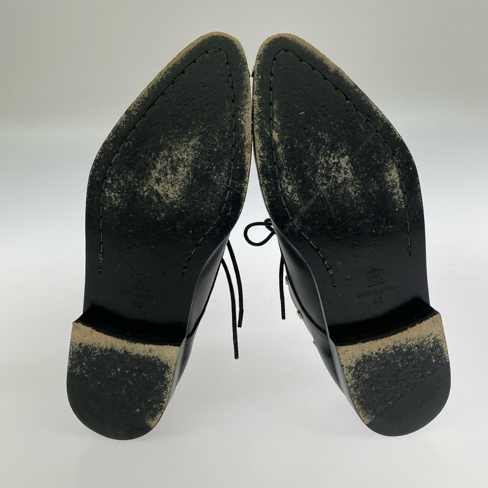 シューズ ORIMIGOOD BOY STUDDED POINTY SHOES ブラック