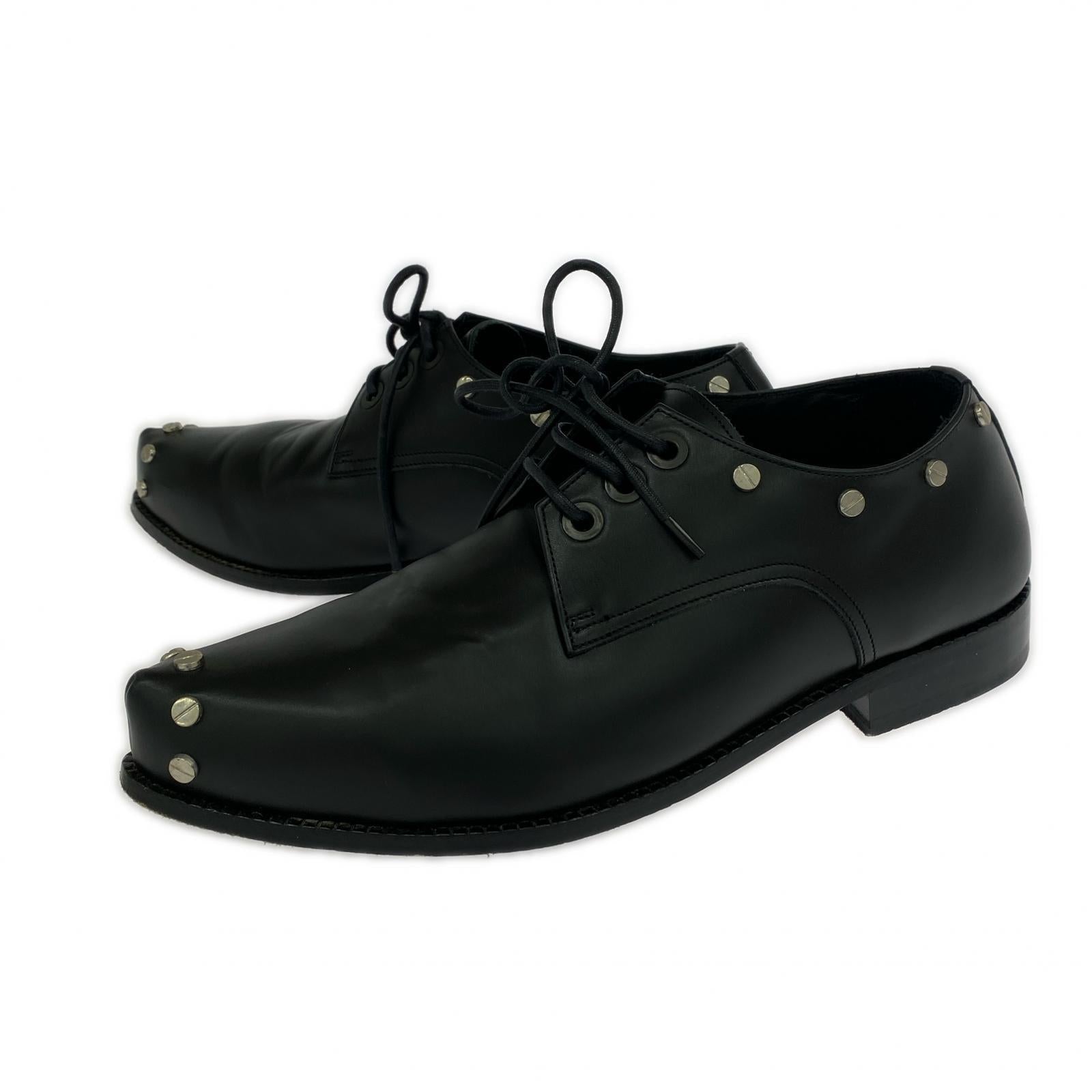 シューズ ORIMIGOOD BOY STUDDED POINTY SHOES ブラック