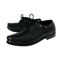 シューズ ORIMIGOOD BOY STUDDED POINTY SHOES ブラック