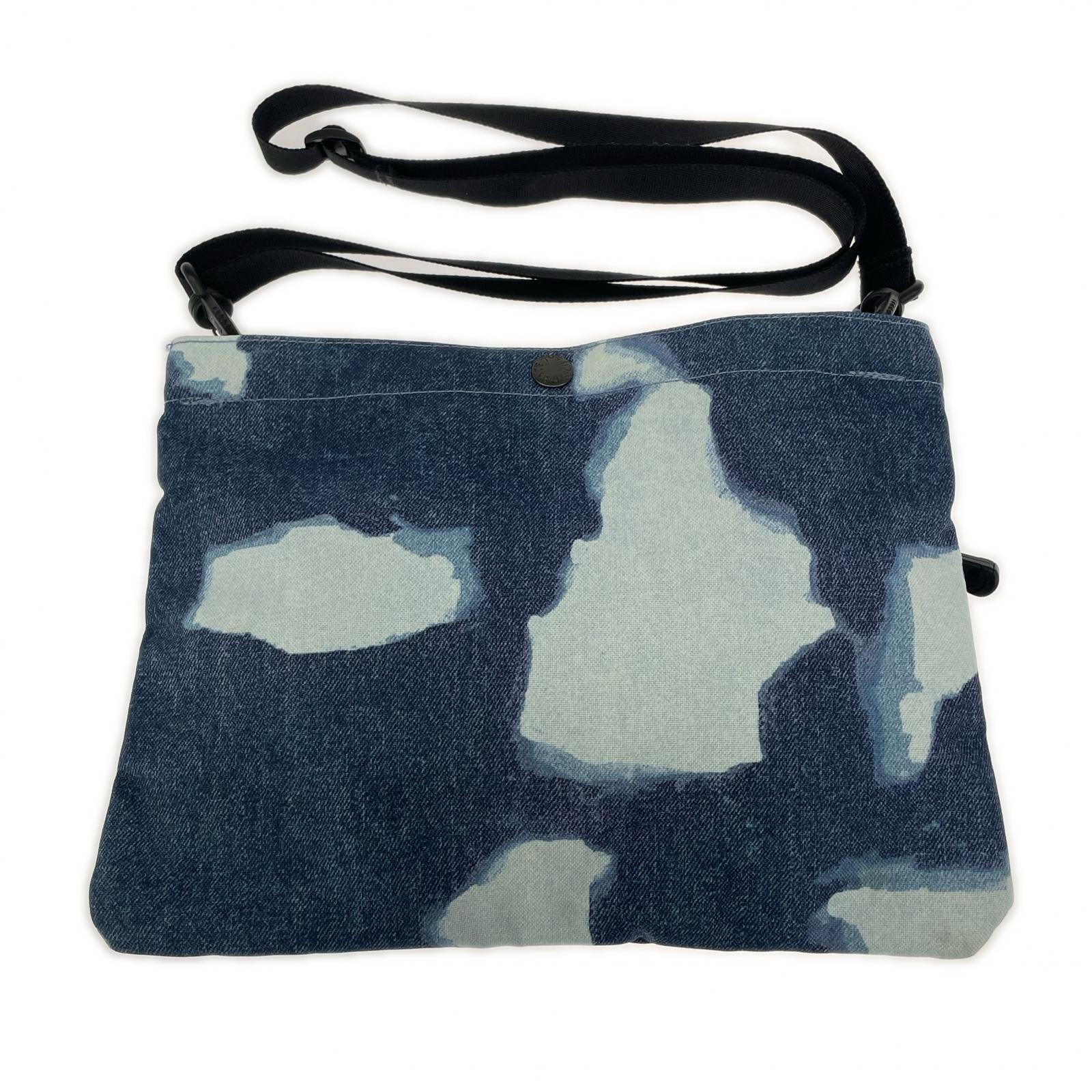 ショルダーバッグ Supreme×THE NORTH FACE Bleached Denim Print Shoulder Bag NF0A7WOH 青