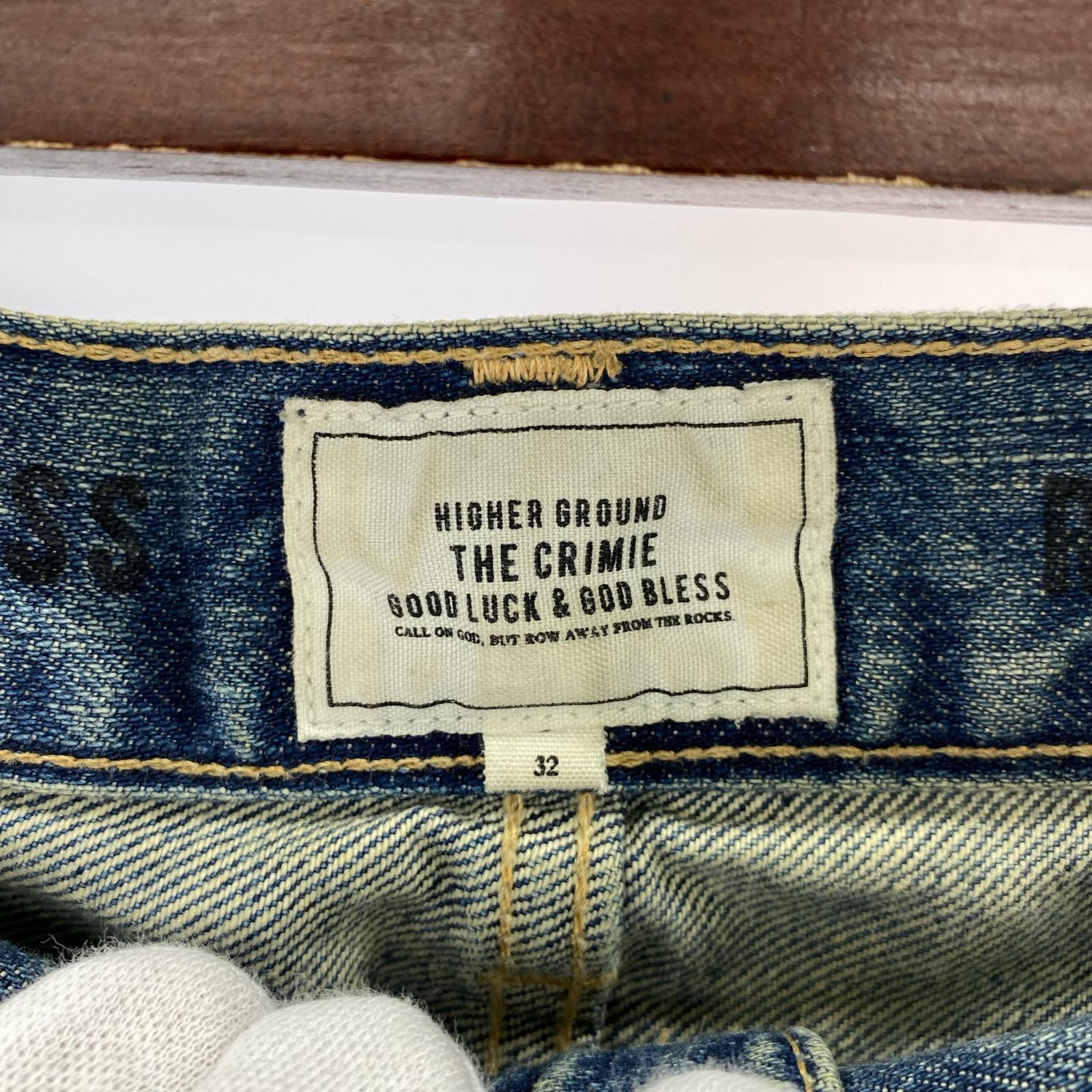 デニムパンツ リペア加工デニムパンツ 32 IDG