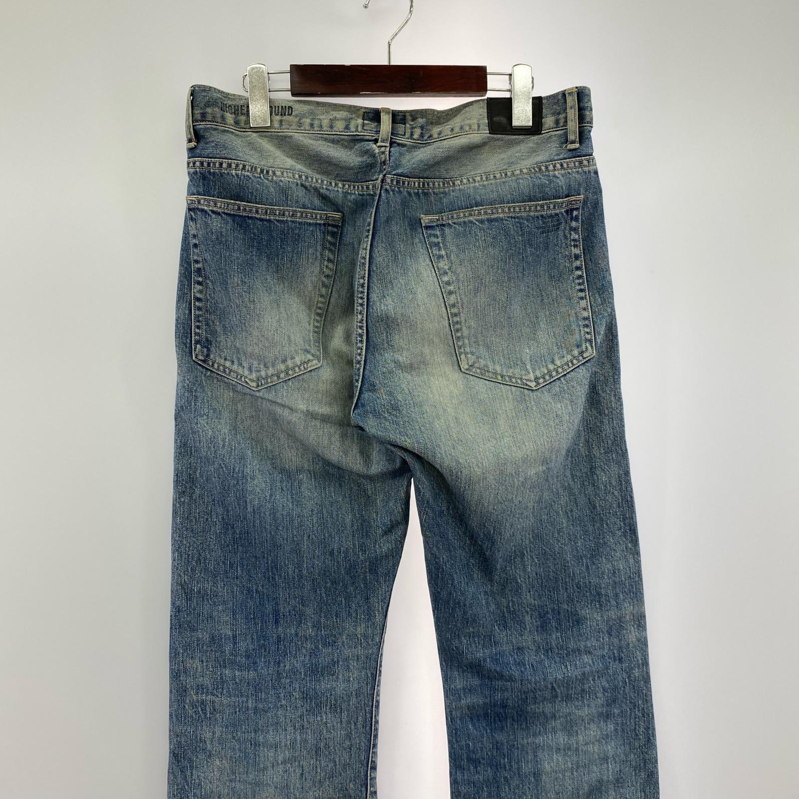 デニムパンツ リペア加工デニムパンツ 32 IDG