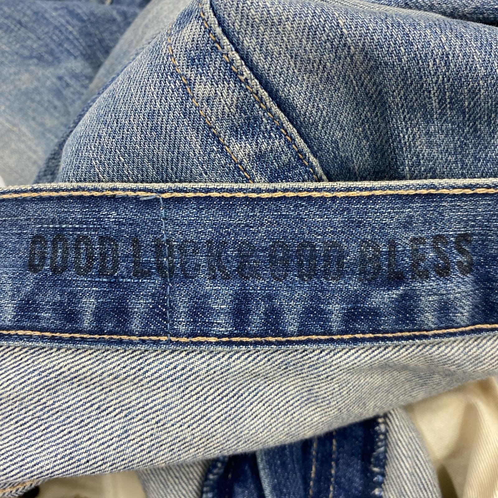 デニムパンツ リペア加工デニムパンツ 32 IDG