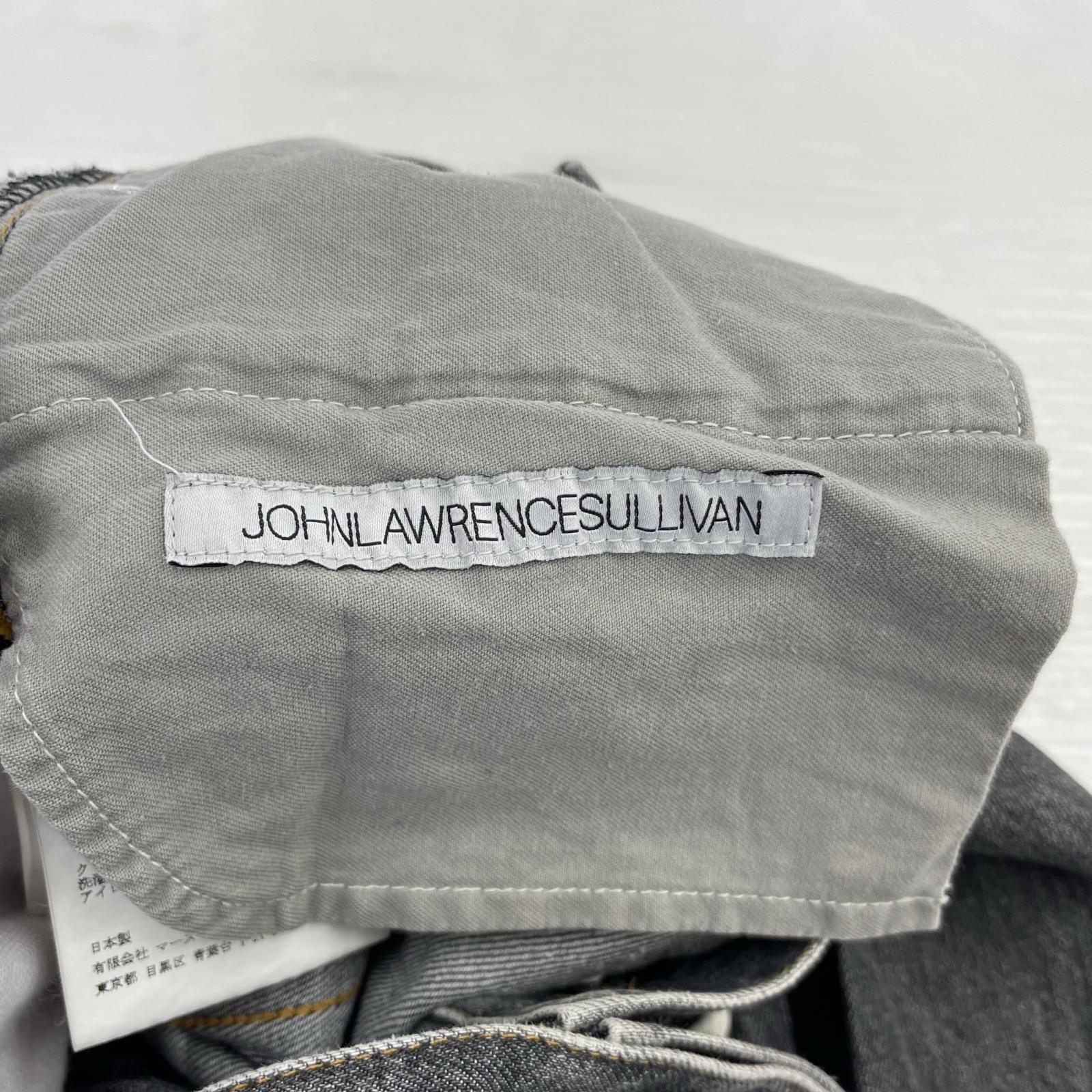 デニムパンツ WOMENS WASHED DENIM WIDE PANTS S グレー