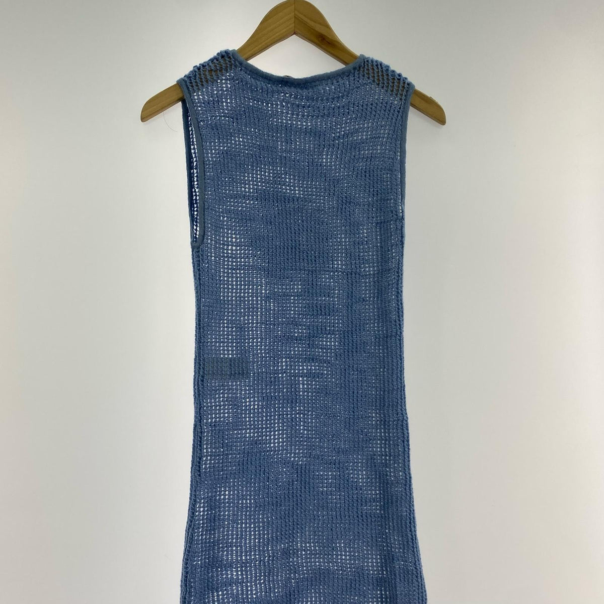 ワンピース MOHAIR WOOL MESH KNIT OP 0 サックスブルー 0