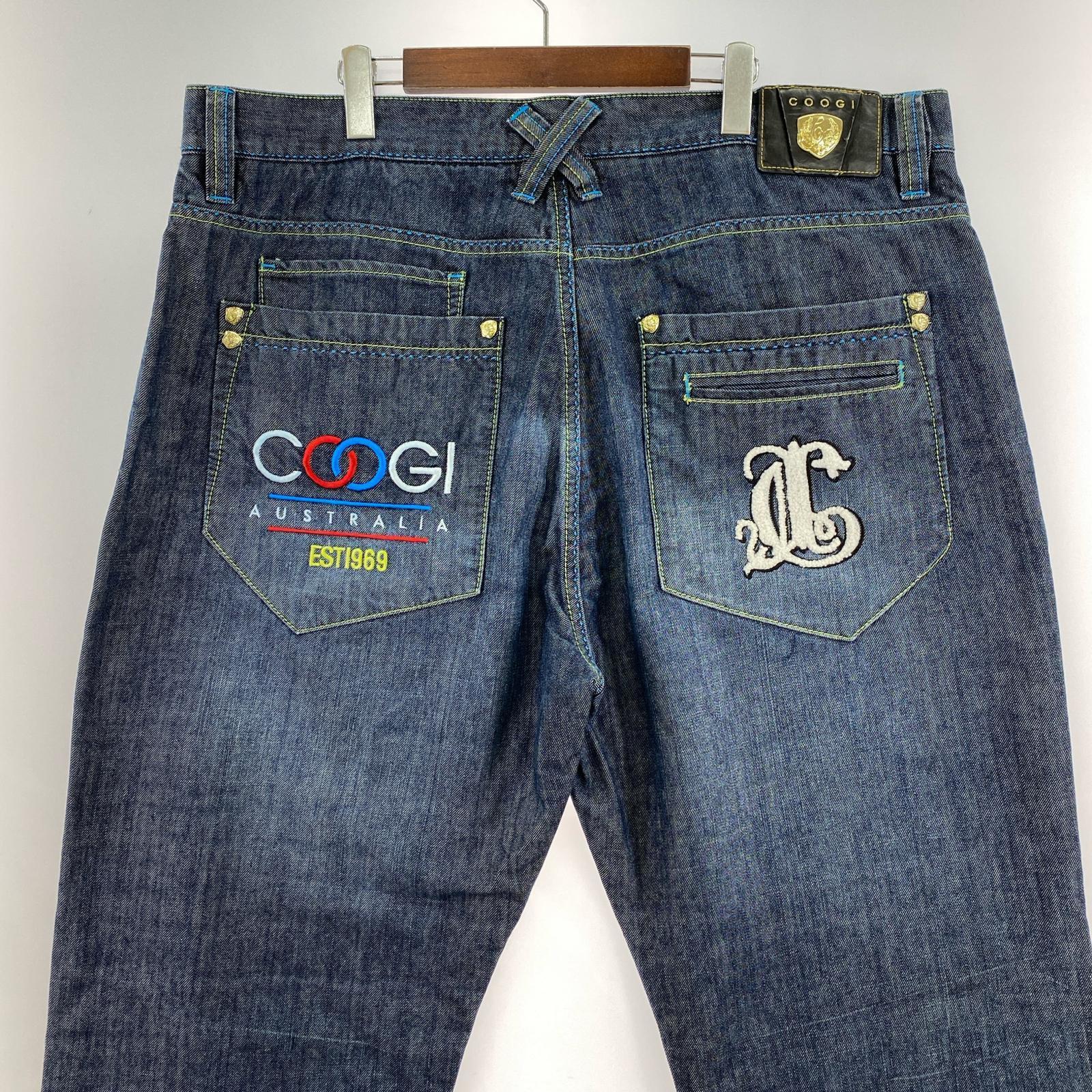 デニムパンツ COOGI 装飾デニム (W42) 42 ネイビー