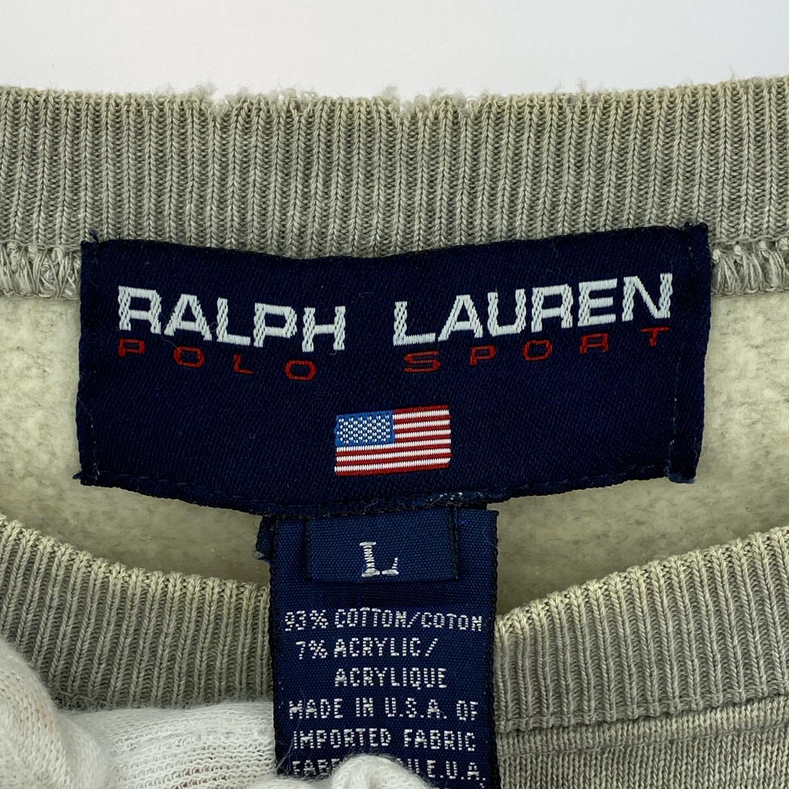 スウェット SPORTS USA製 ラグランスウェット (L) GRY L グレー