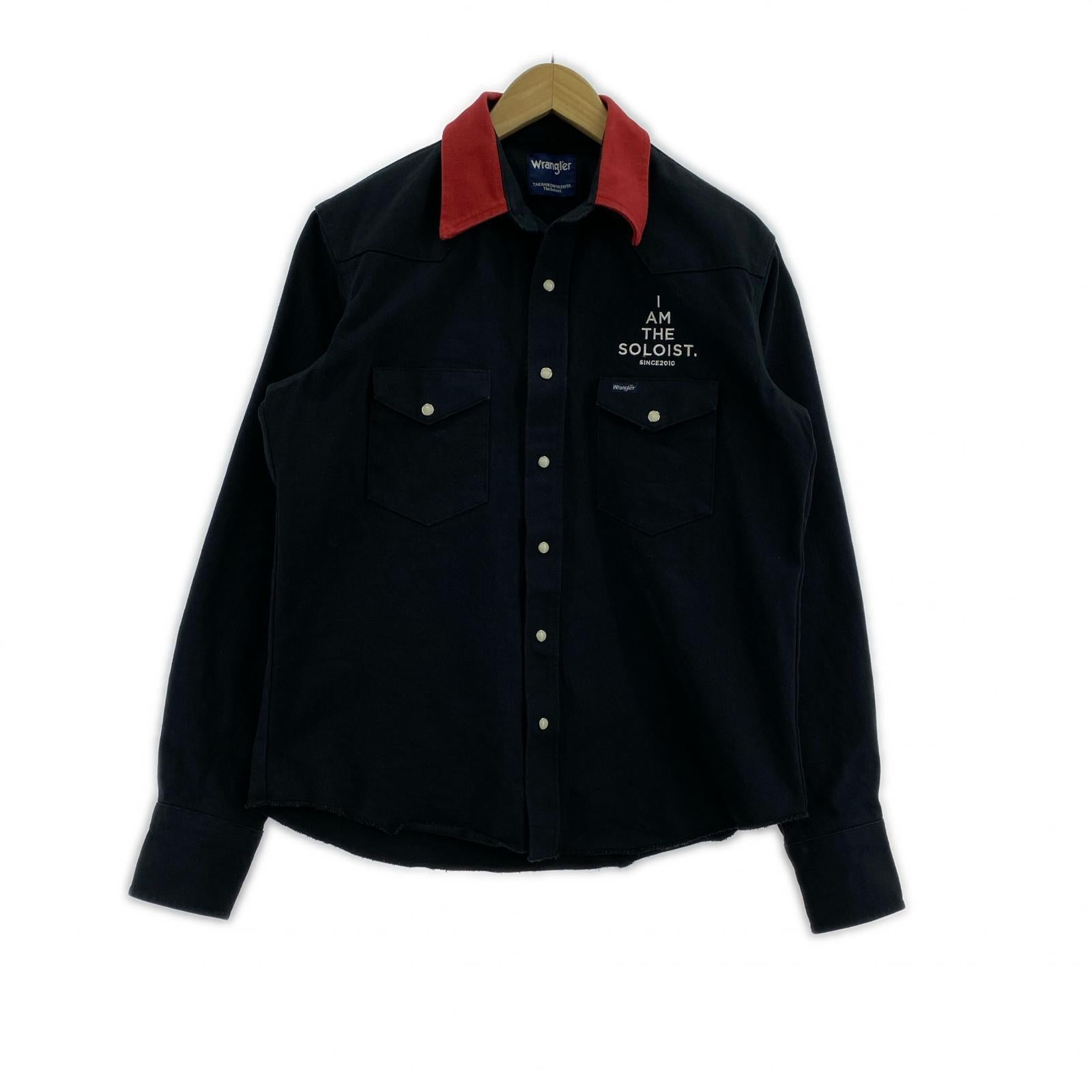 長袖シャツ TAKAHIROMIYASHITA TheSoloist×Wrangler L ブラック