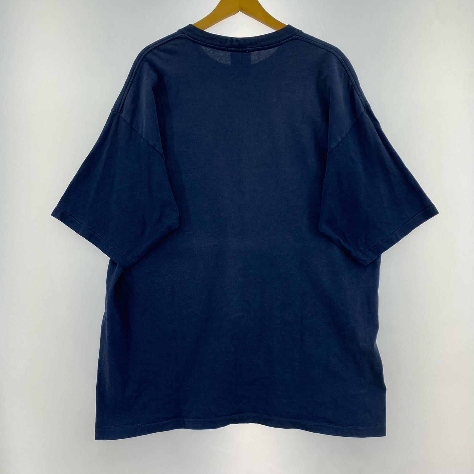 半袖Tシャツ 90s Rusty 刺繍ロゴ XL ブルー