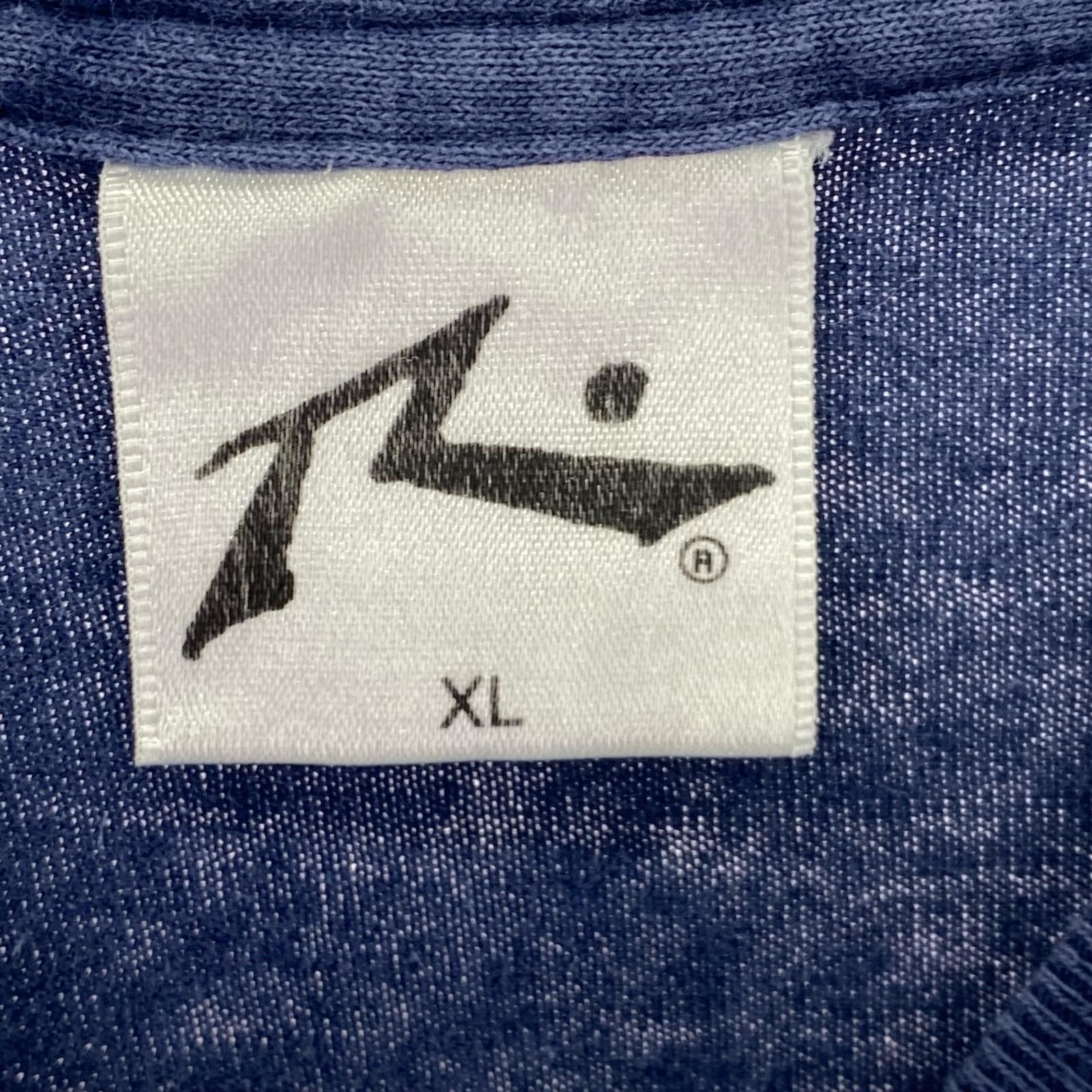 半袖Tシャツ 90s Rusty 刺繍ロゴ XL ブルー