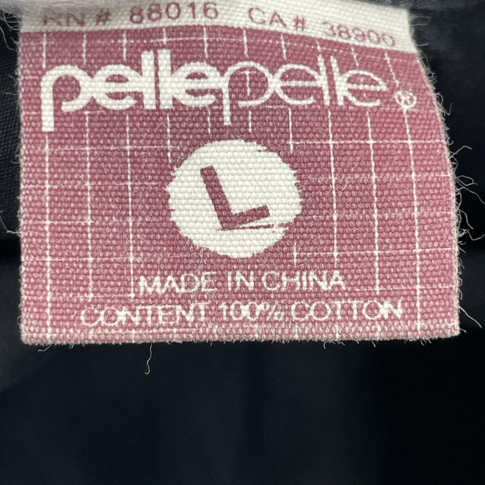 長袖シャツ Pelle Pelle インディアン刺繍シャツ/L L ブラック